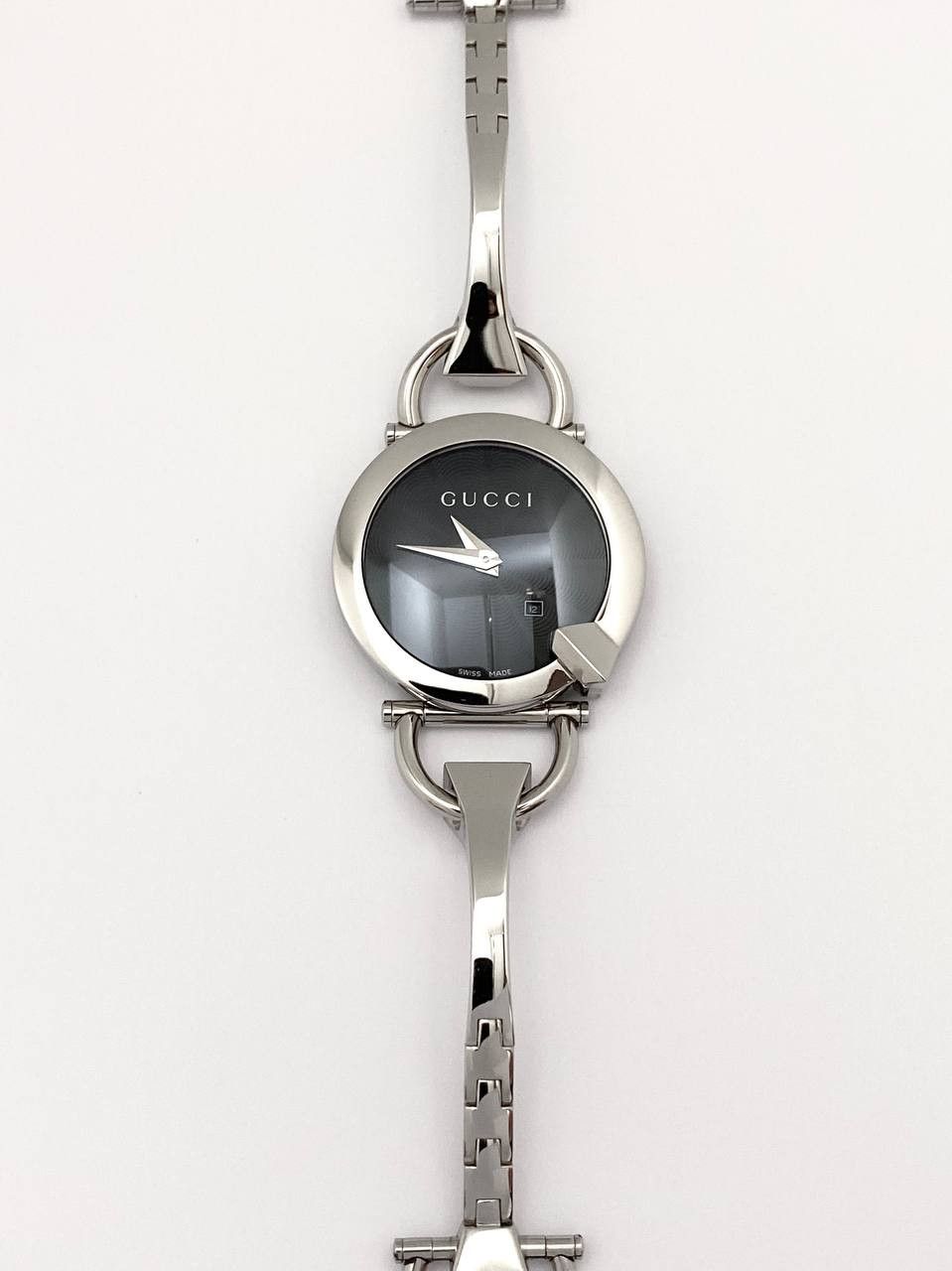 Gucci Gucci GG Logo Chiodo Horsebit Bracelet Steel Wrist Watch Size ONE SIZE - 2 Thumbnail