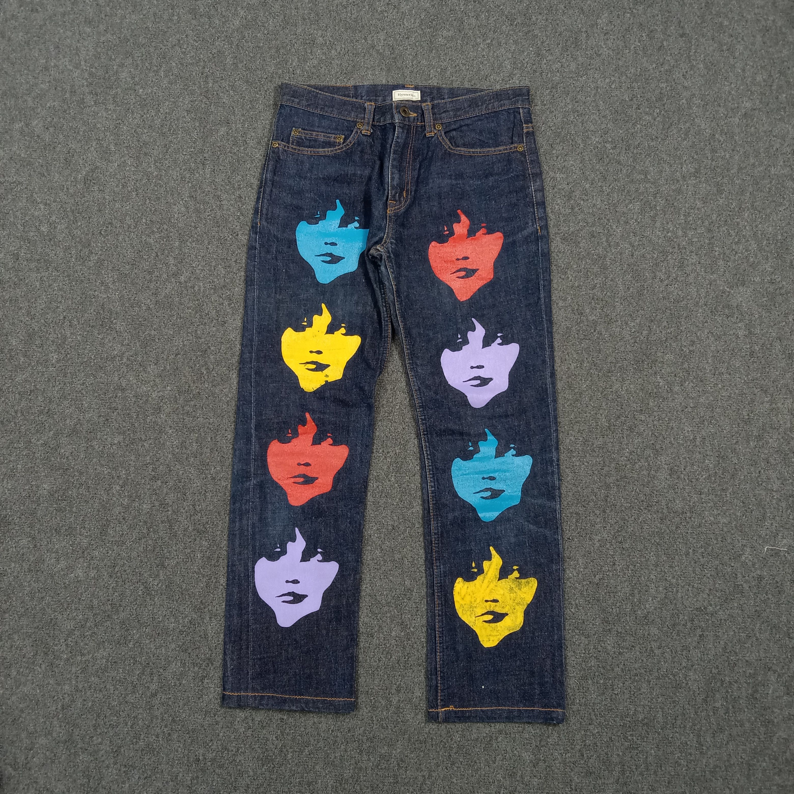 Hysteric Glamour Hysterics Raiders Japan Custom Logo Jeans C272N3 Size US 30 / EU 46 - 1 Thumbnail