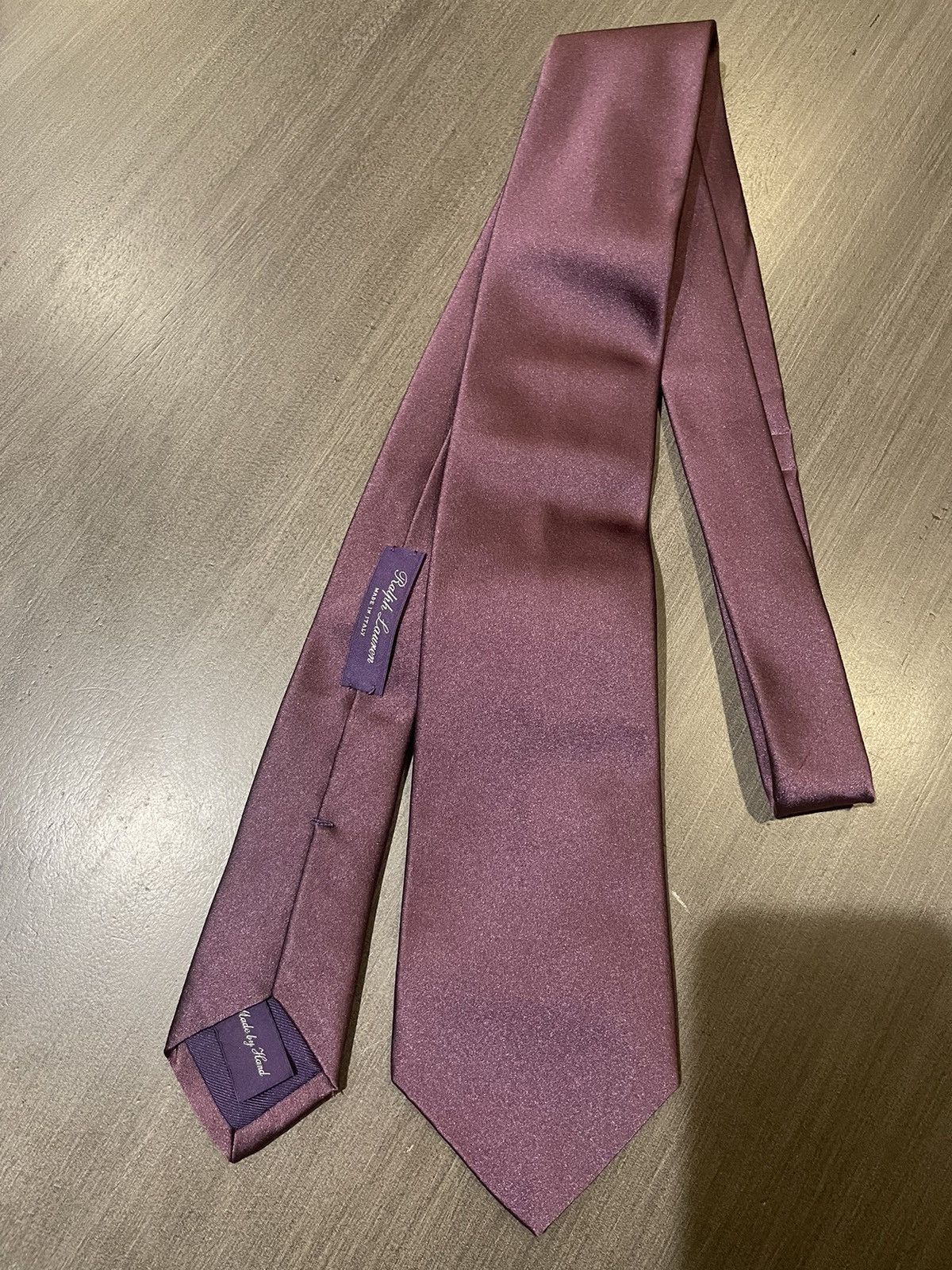 Ralph Lauren Purple Label Peau de Soie Tie Size ONE SIZE - 2 Thumbnail