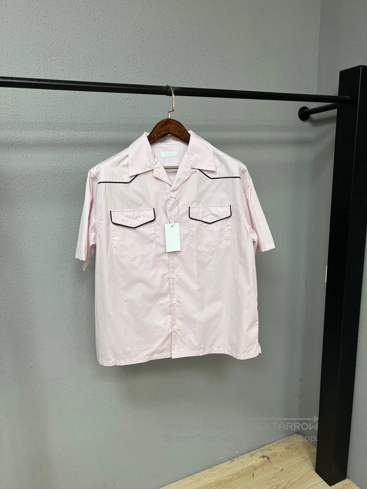 Prada Pink Pocket Shirt.