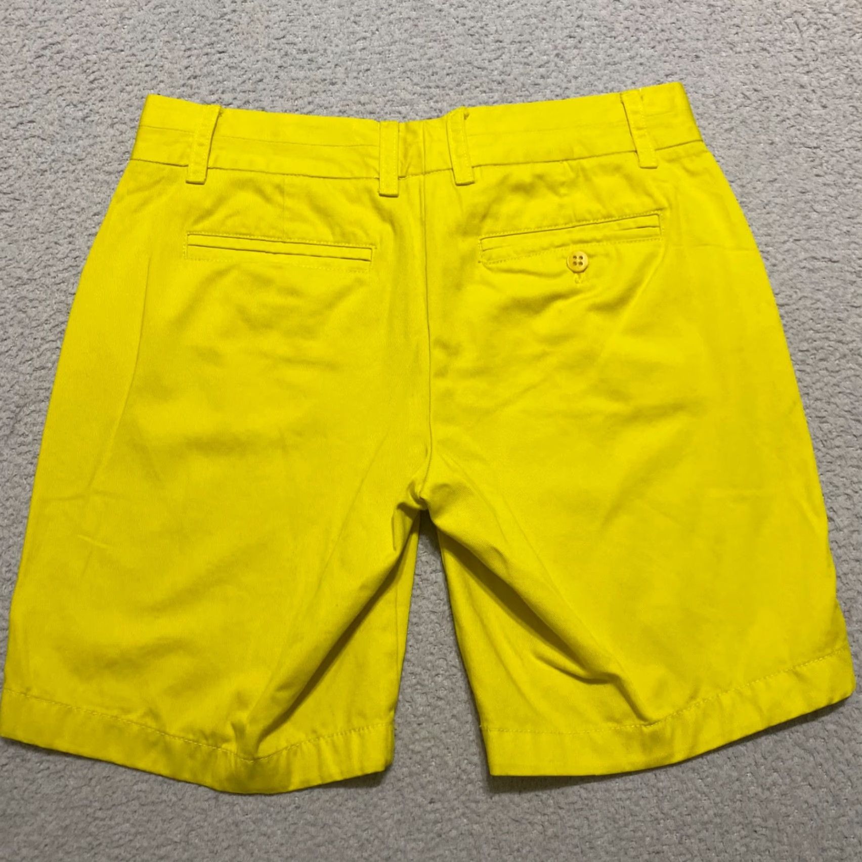 J.Crew J.CREW Shorts 4 Yellow Chino Inseam 9" Mid Rise Casual Outdoor Walking Womens Regular XS? Size 27" / US 4 / IT 40 - 2 Thumbnail