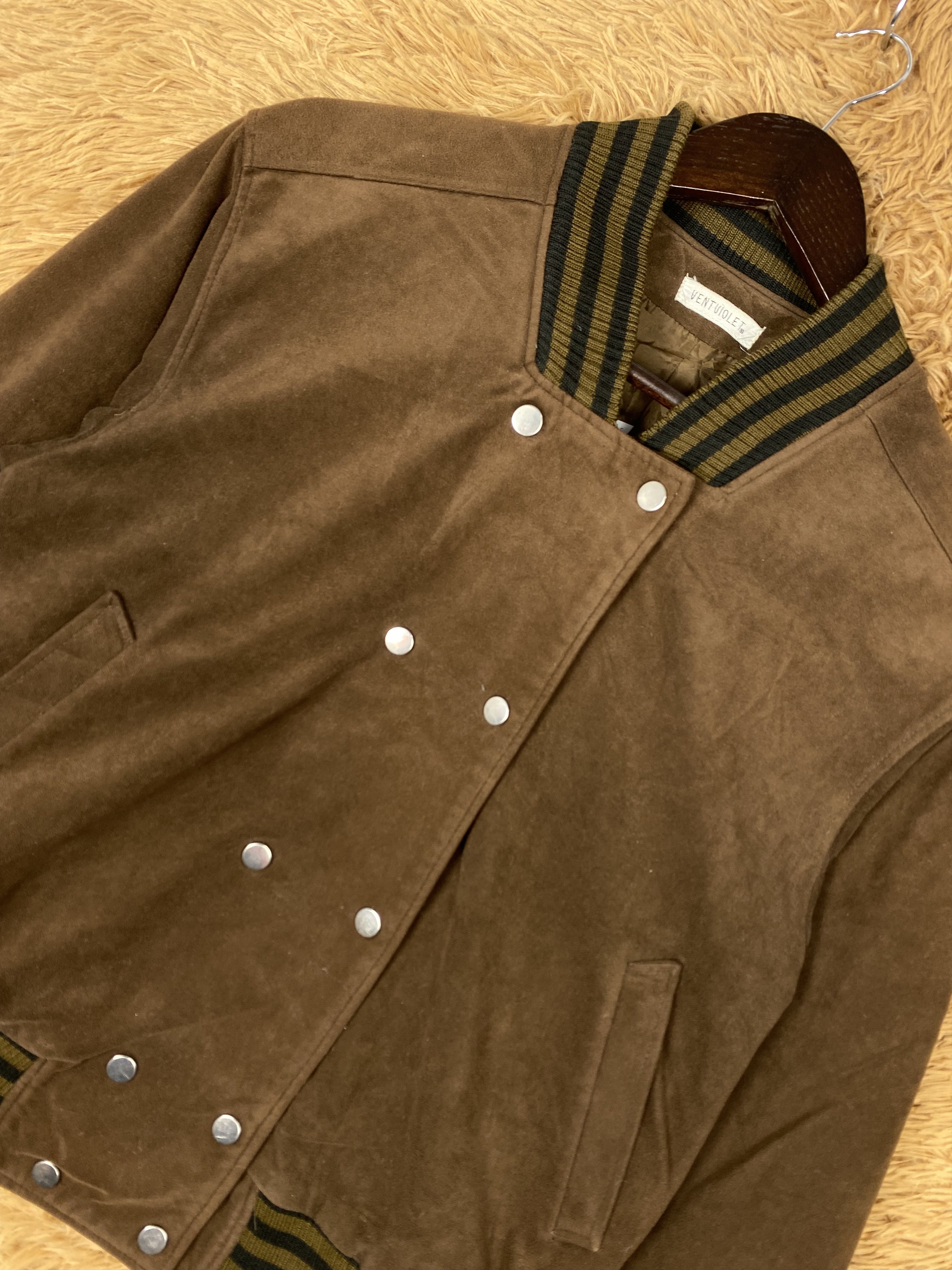 Japanese Brand Vintage Vent Violet Varsity Jacket DJ0434 Size US S / EU 44-46 / 1 - 2 Thumbnail