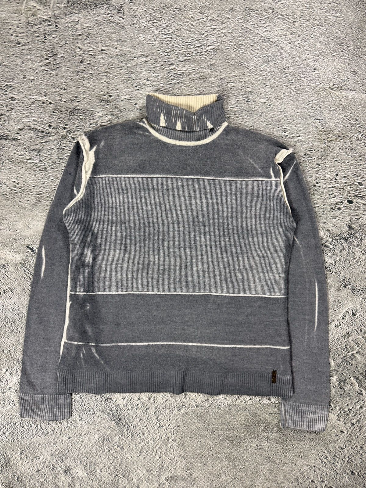 Just Cavalli turtleneck sweater grey beige