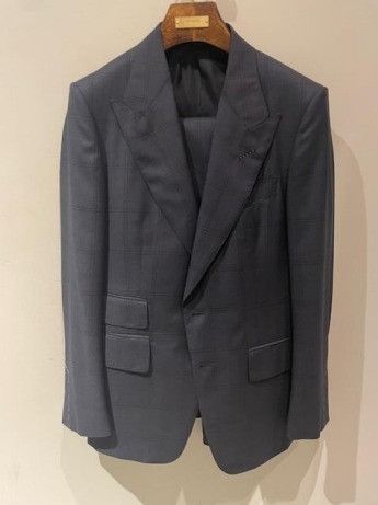 Tom Ford o1w1db10724 Shelton Fit Wool Jacket in Grey Size US L / EU 52-54 / 3 - 1 Thumbnail