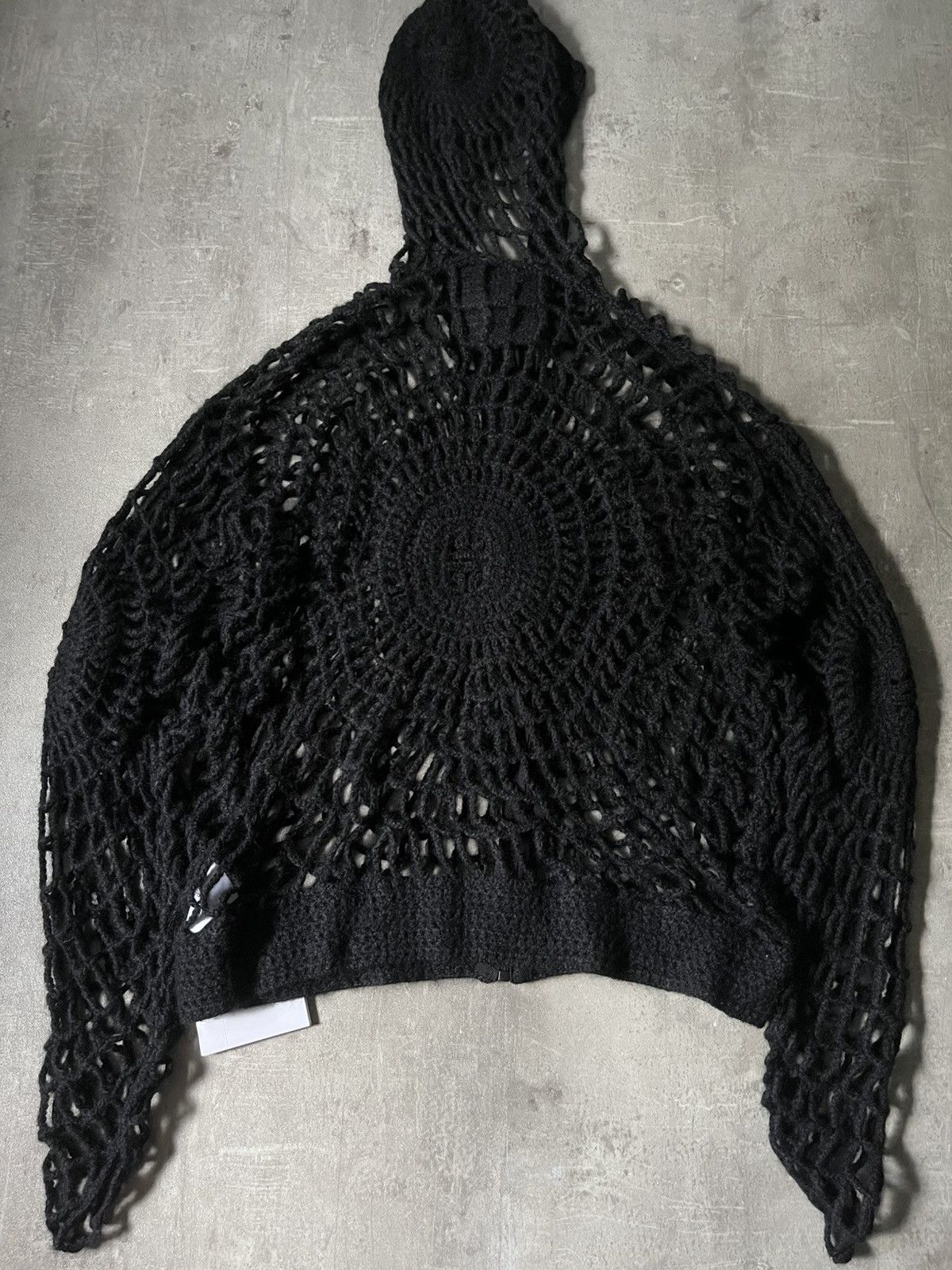 Givenchy Givenchy spider web wool zip hoodie rare Size US L / EU 52-54 / 3 - 11 Thumbnail