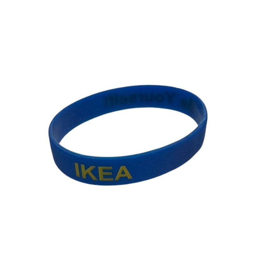 Ikea IKEA Employee Be Yourself! Silicon Bracelet Blue & Yellow Size ONE SIZE - 1 Thumbnail