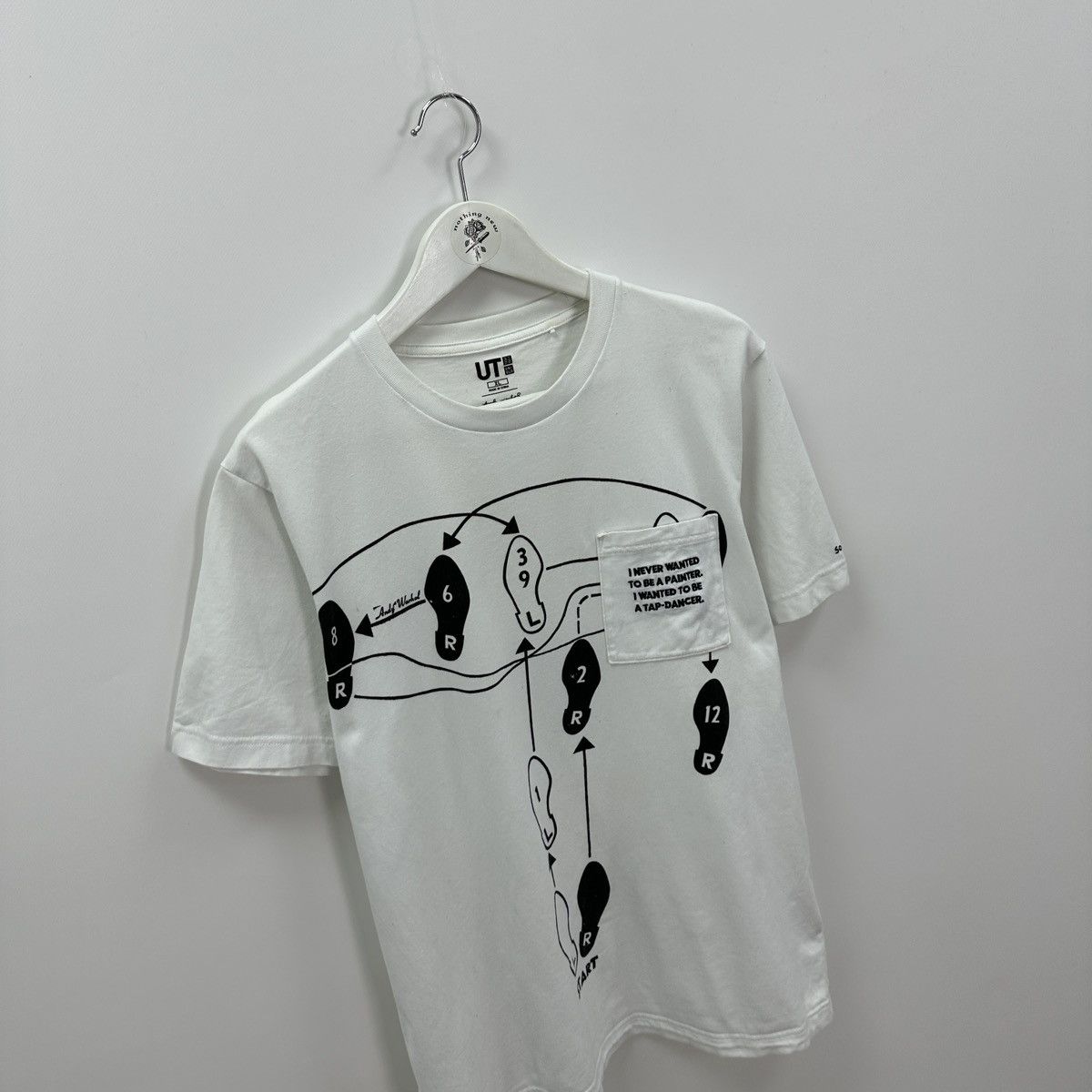 Uniqlo Vintage 00s Uniqlo x Andy Warhol Tap-Dancer Painter tee y2k Size US XL / EU 56 / 4 - 4 Thumbnail