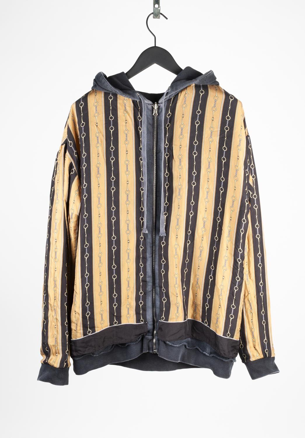 Gucci Gucci Men Hooded Distressed Reversible Jacket, Size M, S669 Size US M / EU 48-50 / 2 - 3 Thumbnail