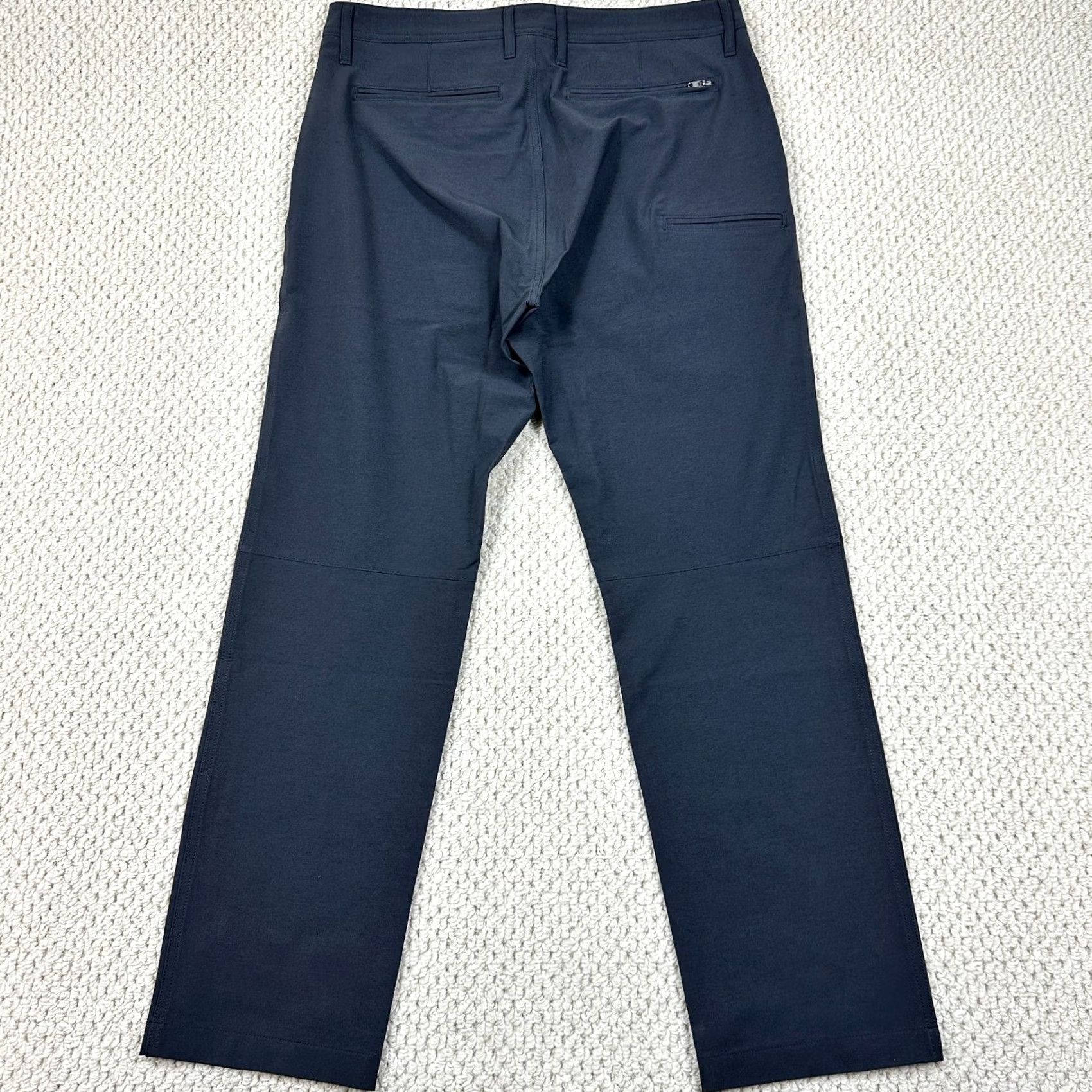 Vintage Proof Pants Black Merino Wool Straight Performance 33x30 Mens Huckberry Size US 33 - 2 Thumbnail