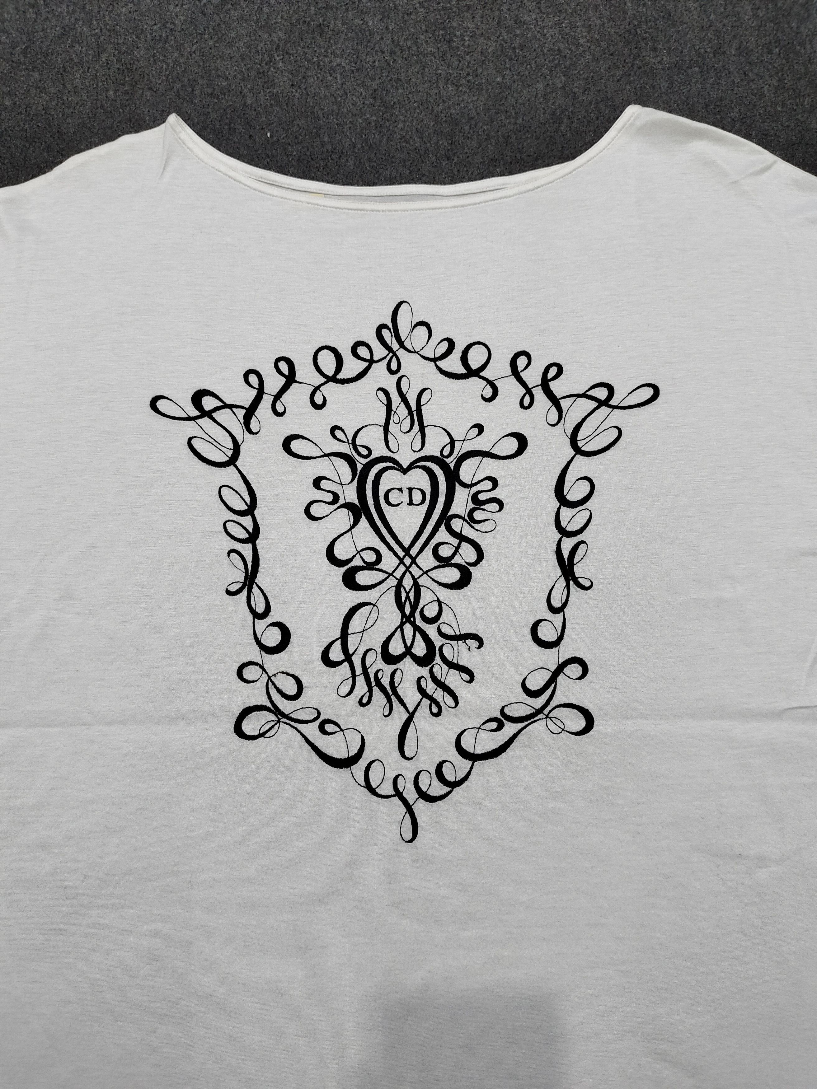 Christian Dior Monsieur Vtg Christian Dior💥Embroidered Logo Tshirt Size L / US 10 / IT 46 - 7 Thumbnail
