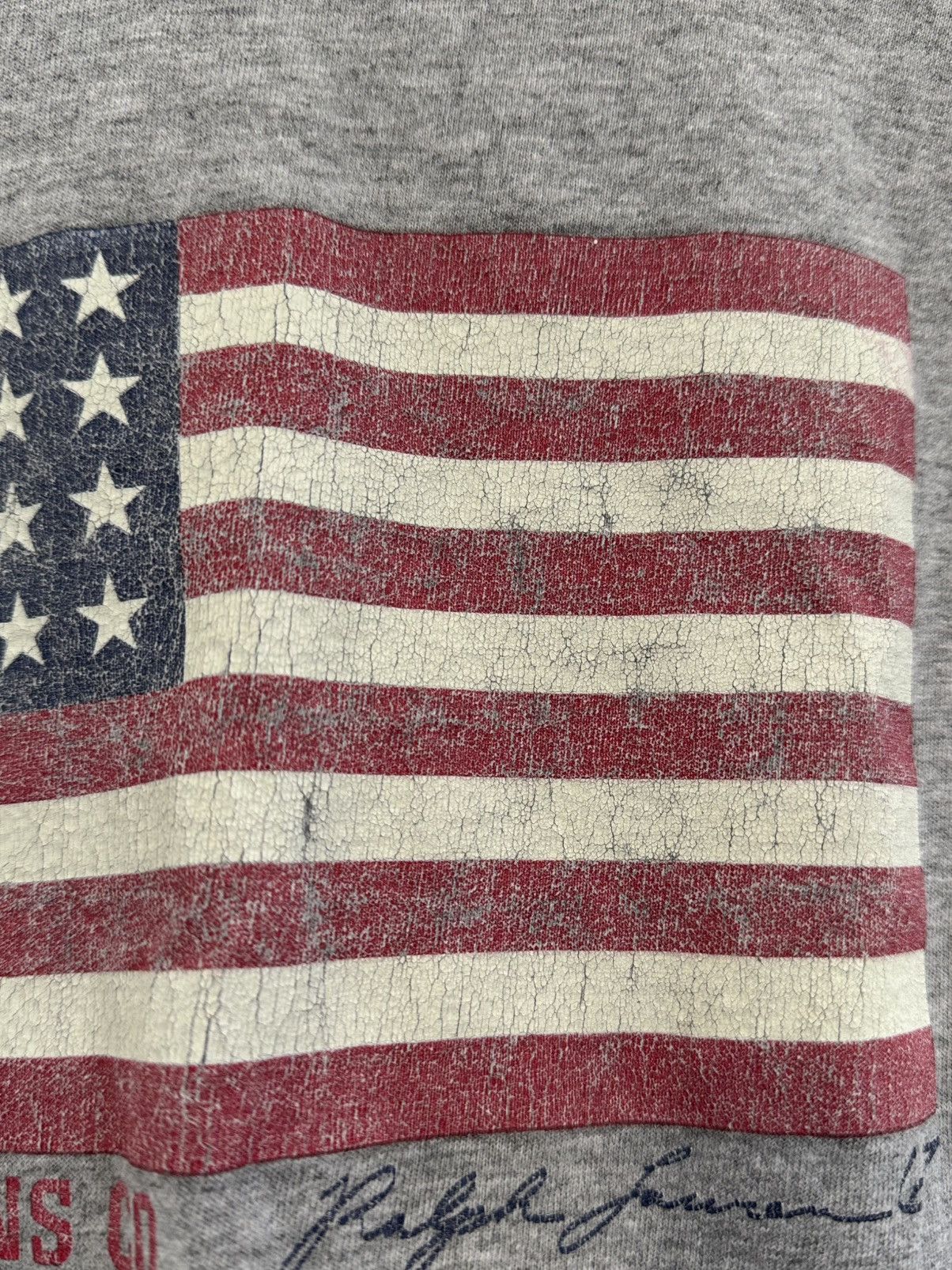 Polo Ralph Lauren × Ralph Lauren × Vintage Polo Ralph Lauren Jeans CO vintage Flag T-Shirt Size US M / EU 48-50 / 2 - 8 Thumbnail
