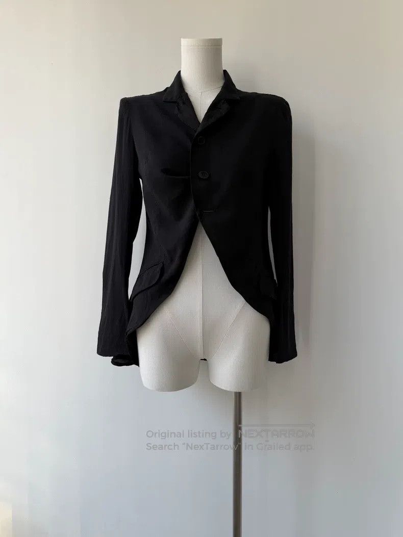 Yohji Yamamoto Yohji Yamamoto size 1 15SS Double Gauze Fishtail Suit Jacke Size S / US 4 / IT 40 - 1 Thumbnail