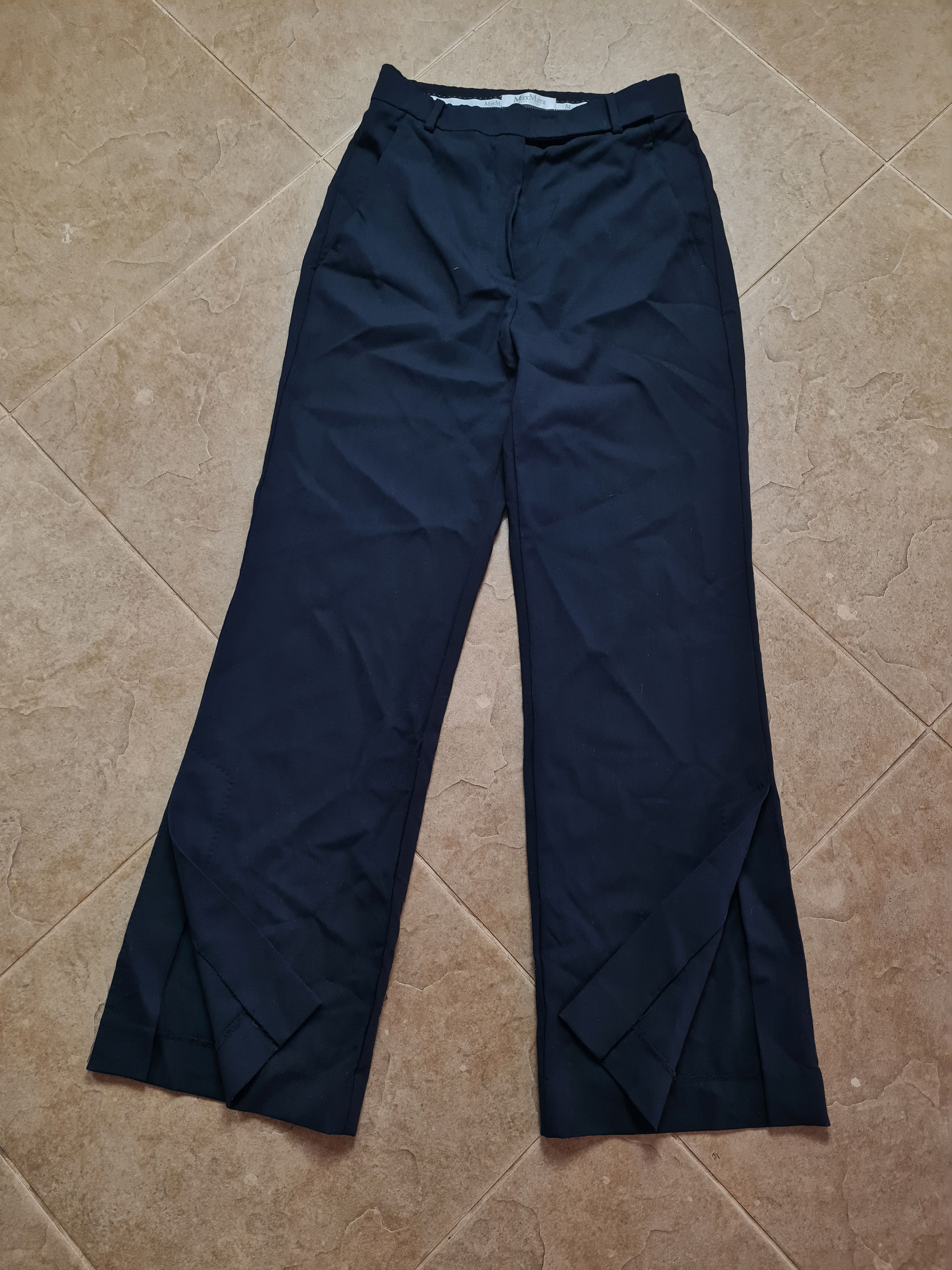 Max Mara Vintage rare Wool Lana pants MaxMara Trousers Womens Size 25" / US 0 / IT 36 - 24 Thumbnail