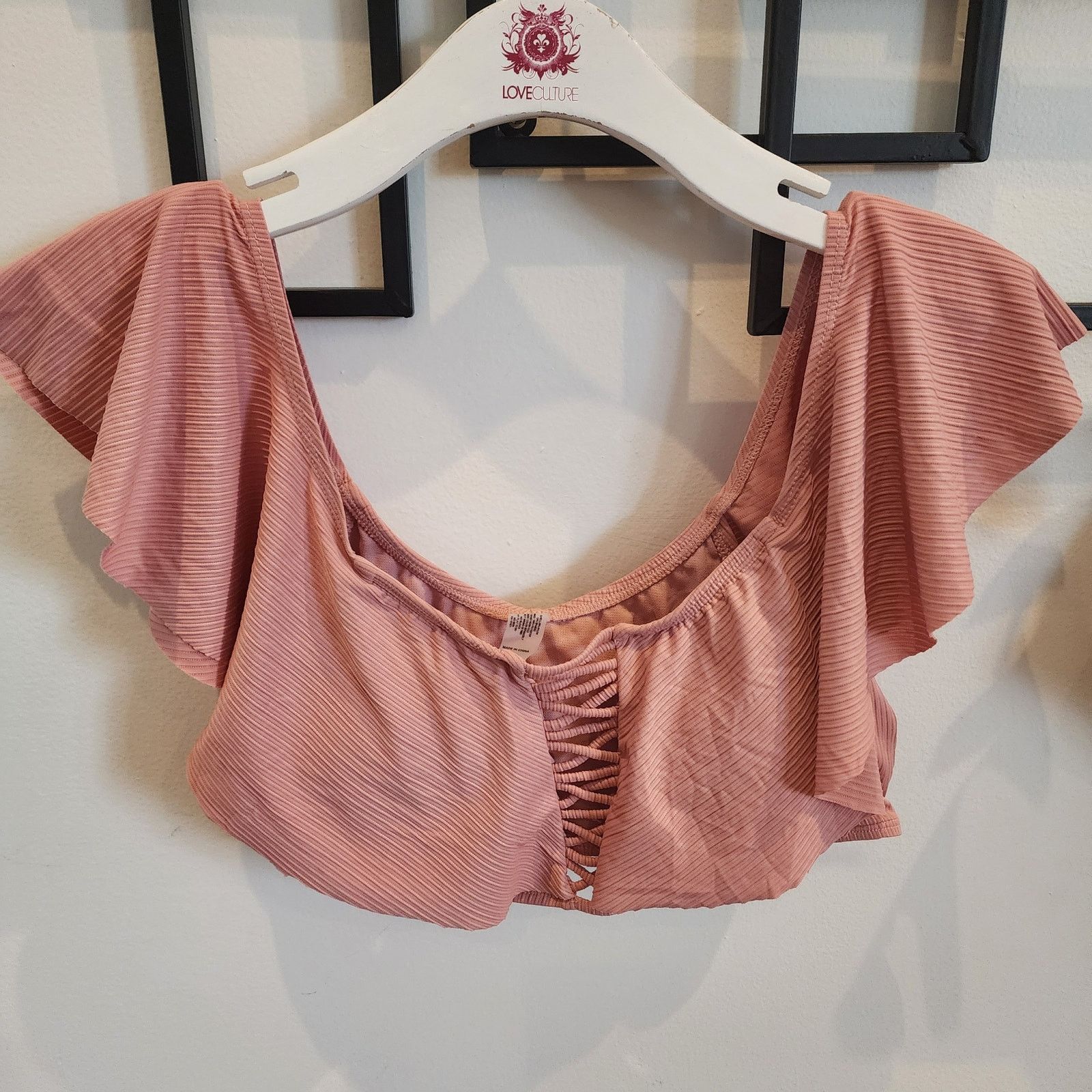 Unknown London New women's blush bikini set size XL Size XL / US 12-14 / IT 48-50 - 3 Thumbnail