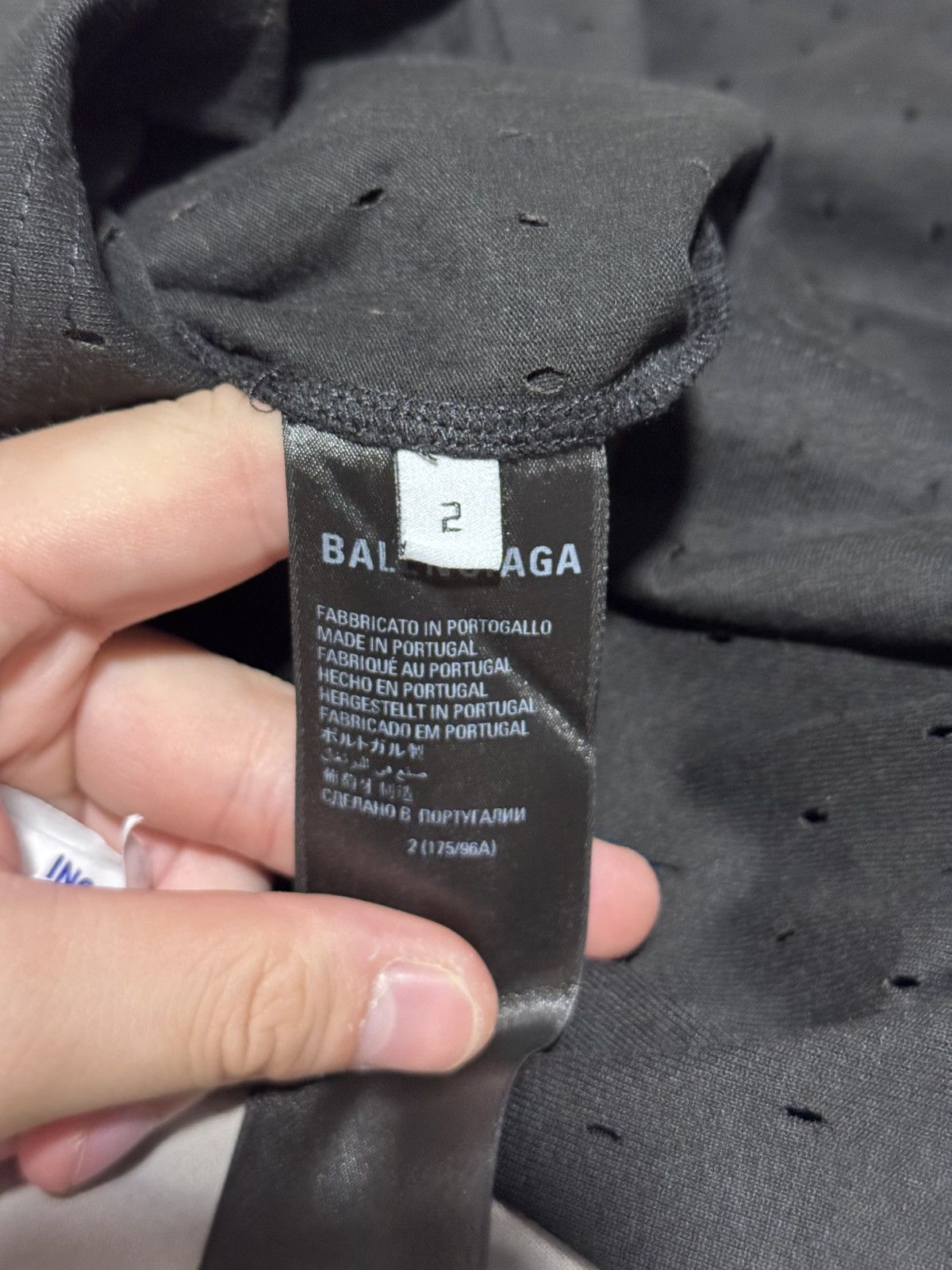 Balenciaga Sporty B Jersey Tee Size US L / EU 52-54 / 3 - 5 Thumbnail