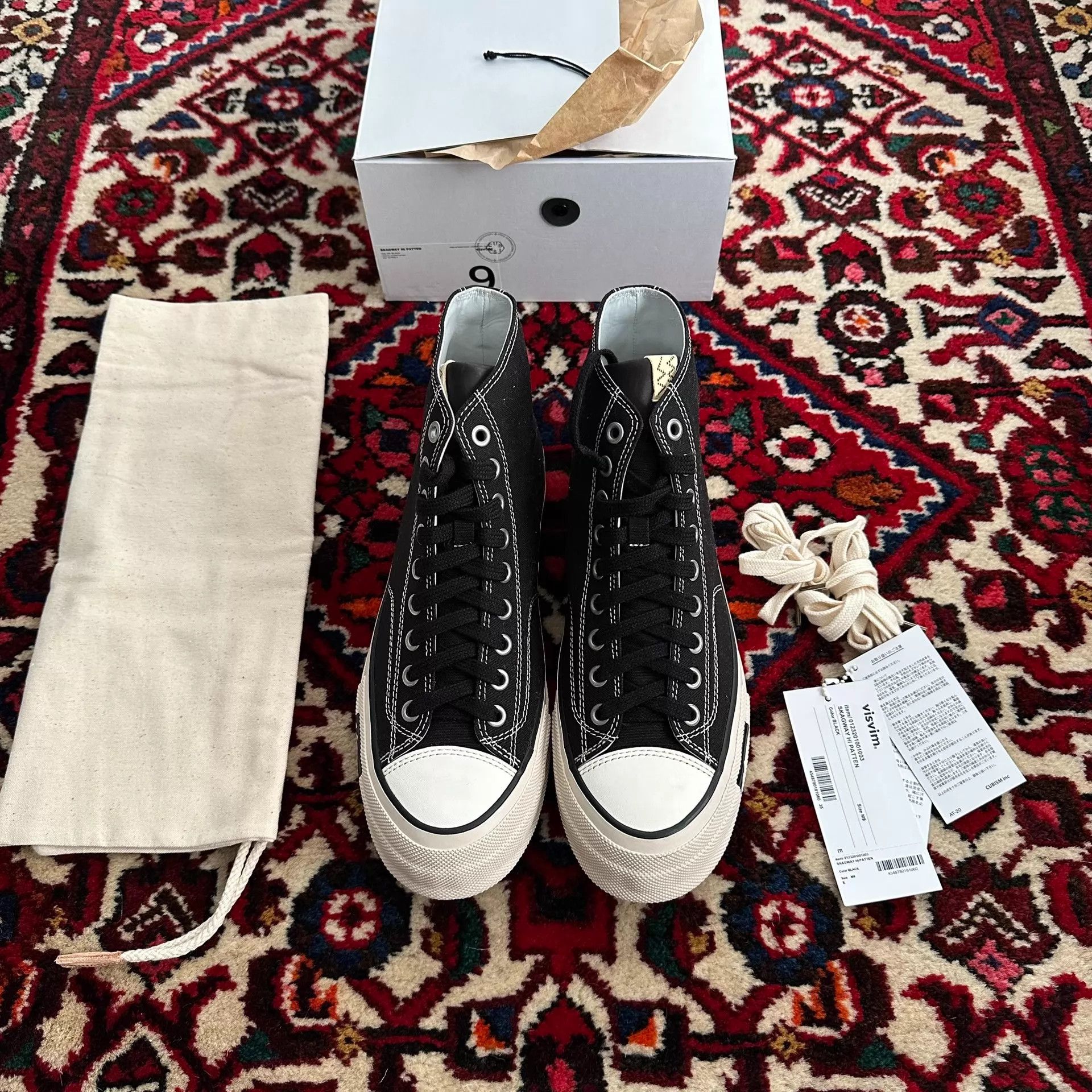Visvim VISVIM 23AW SKAGWAY HI PATTEN 9 Canvas Hi-Top Size US 9 / EU 42 - 1 Thumbnail