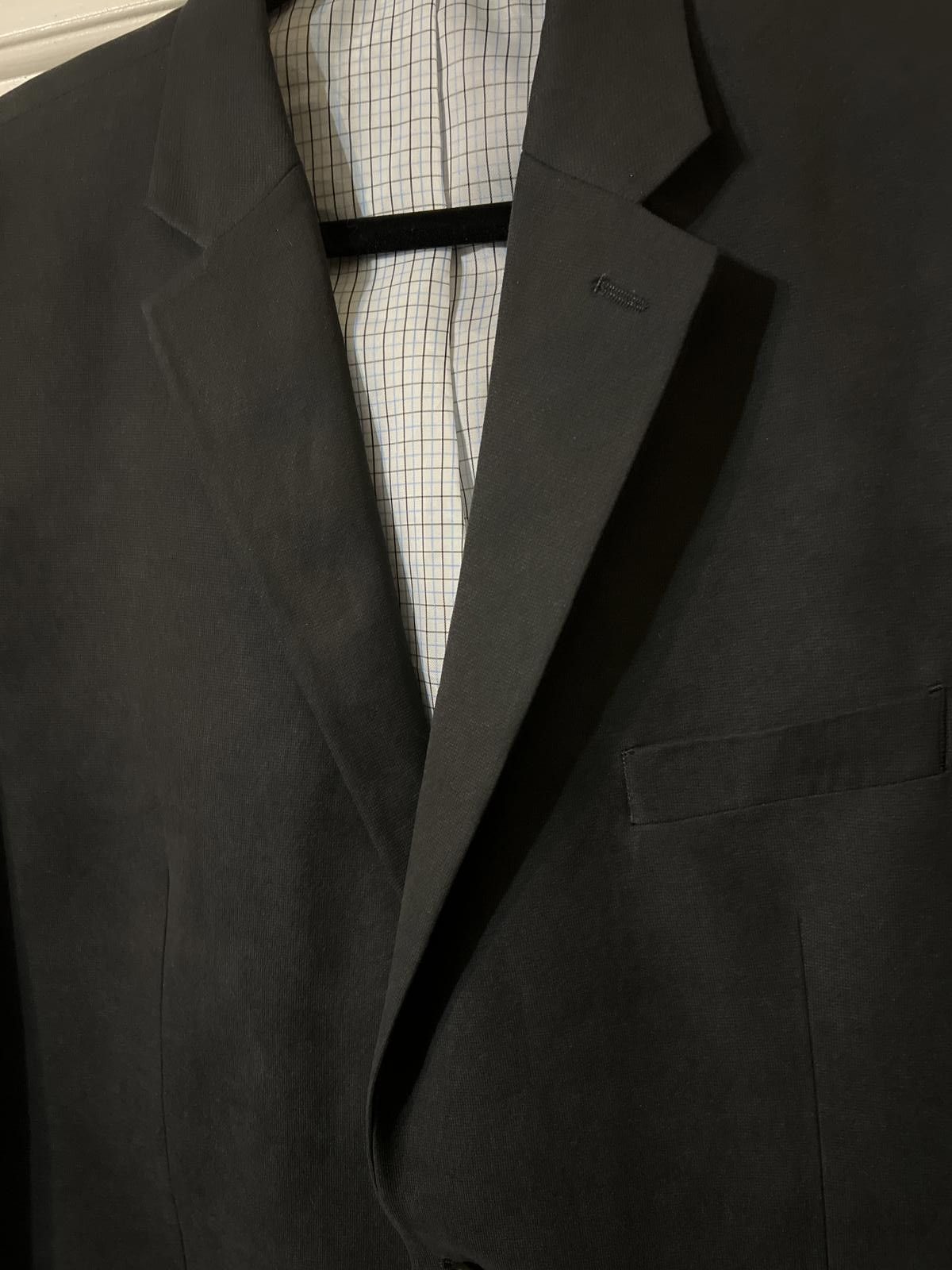Lauren Ralph Lauren Lauren Ralph Lauraen Men's Black Suit Jacket Blazer 46R EUC Size 46R - 3 Thumbnail