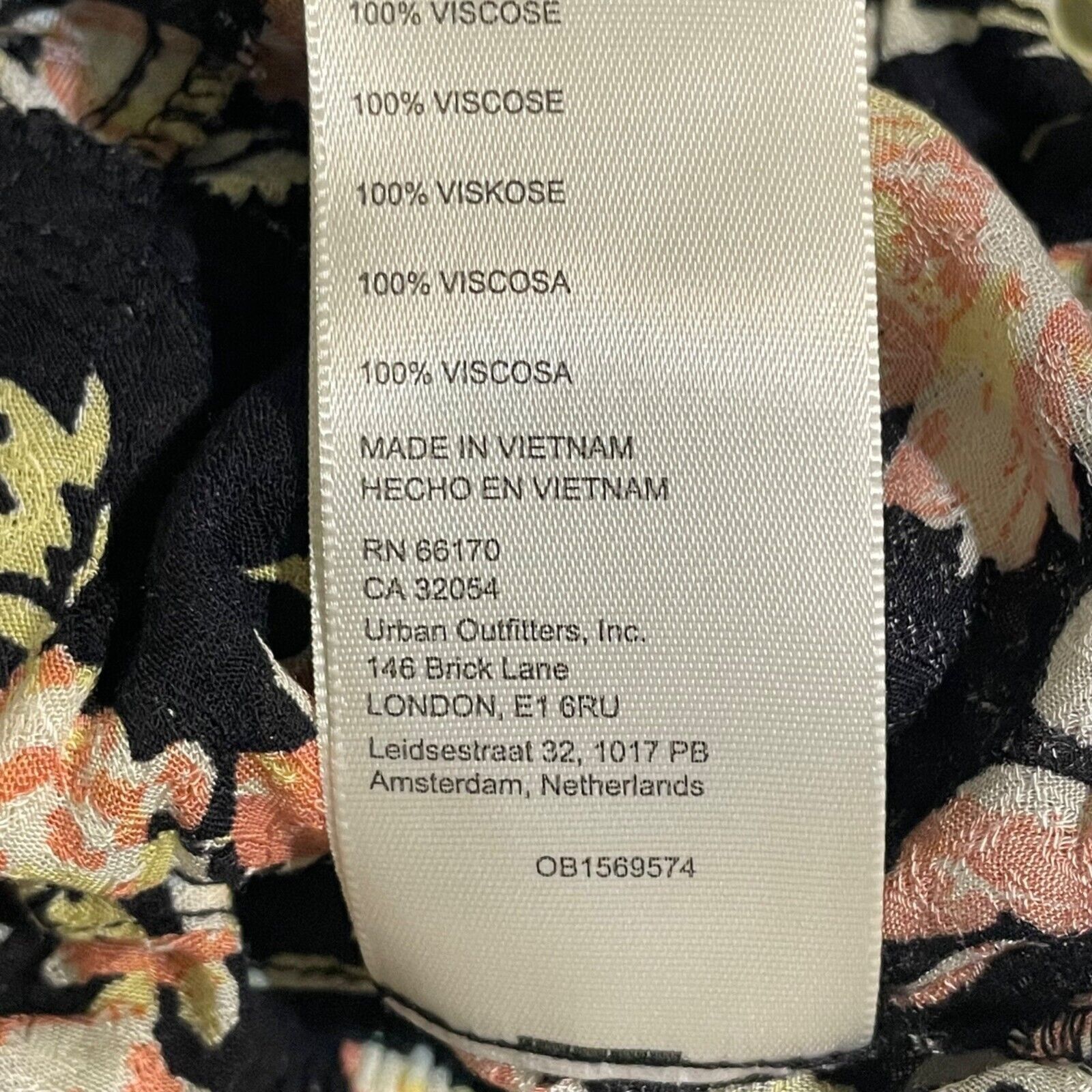 Free People Free People Hilary Floral Square Neck Smocked Top New XS Size XS / US 0-2 / IT 36-38 - 12 Thumbnail