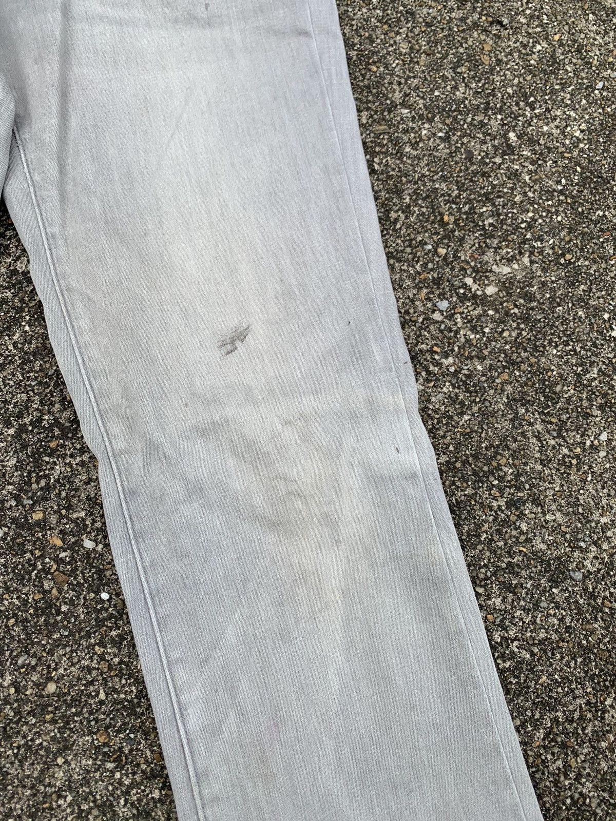 Japanese Brand Steals! Uniqlo Jeans Grey Denim Skinny Fit Size US 30 / EU 46 - 10 Thumbnail