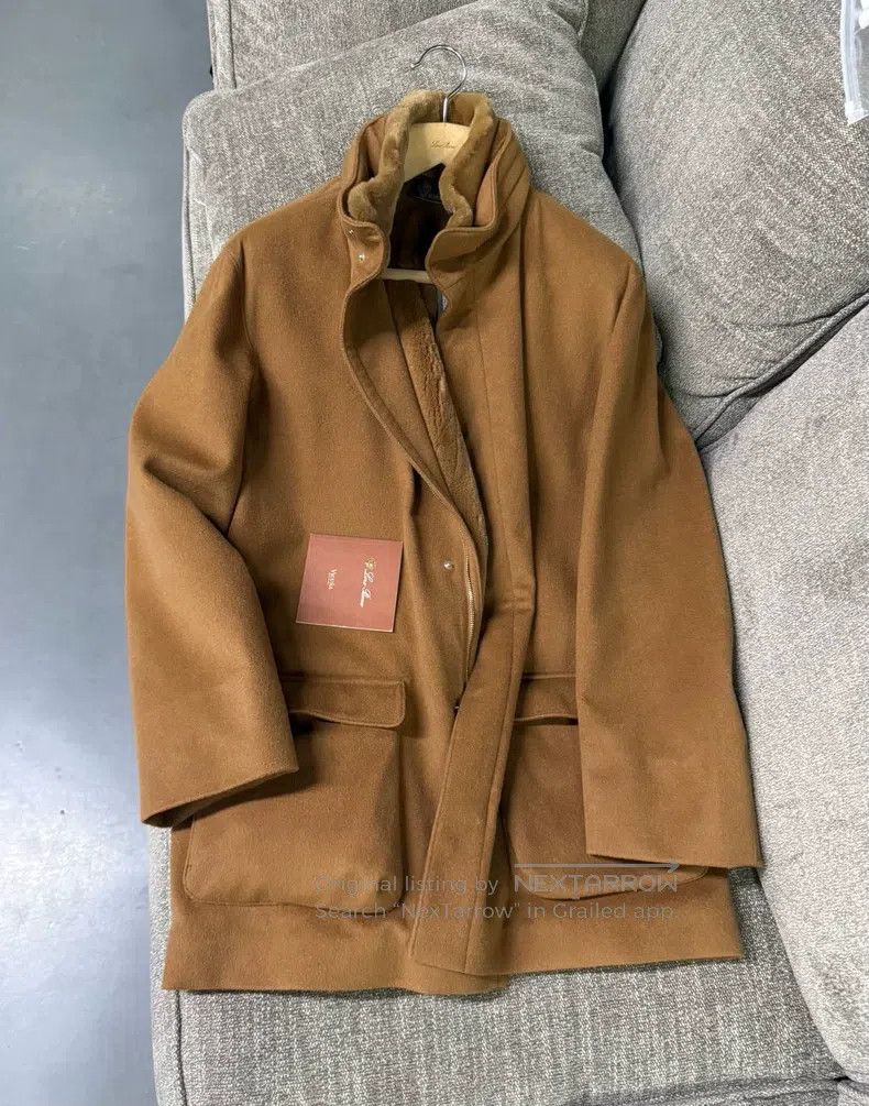 Loro Piana LORO PIANA Winter Voyage Series Camel Hair Hunting Jacket Size US L / EU 52-54 / 3 - 1 Thumbnail