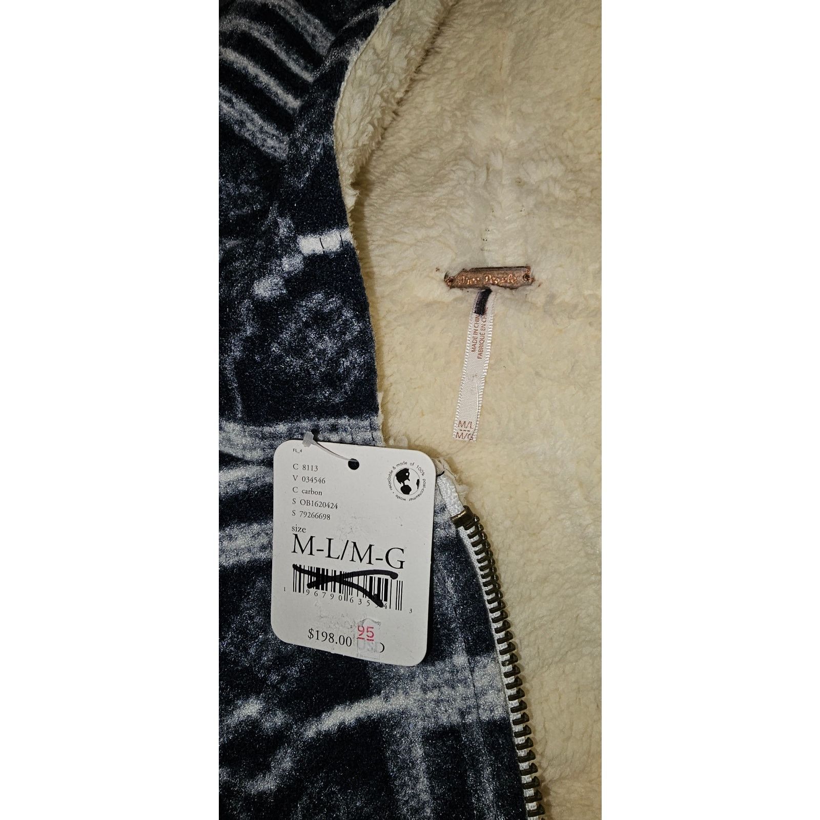 Free People NWT Free People Miss You Poncho SLOUCHY Plaid M/L Carbon Size L / US 10 / IT 46 - 4 Thumbnail