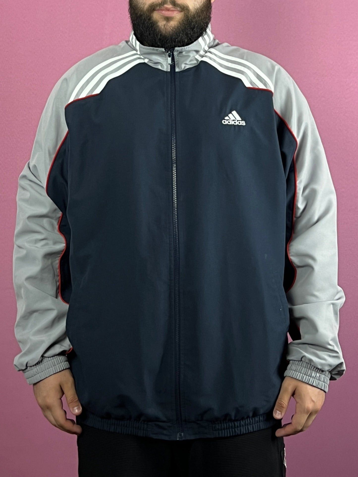 Adidas × Vintage Fred Perry Vintage Men's Argyle Diamond Track Jacket - M Size US XXL / EU 58 / 5 - 2 Thumbnail