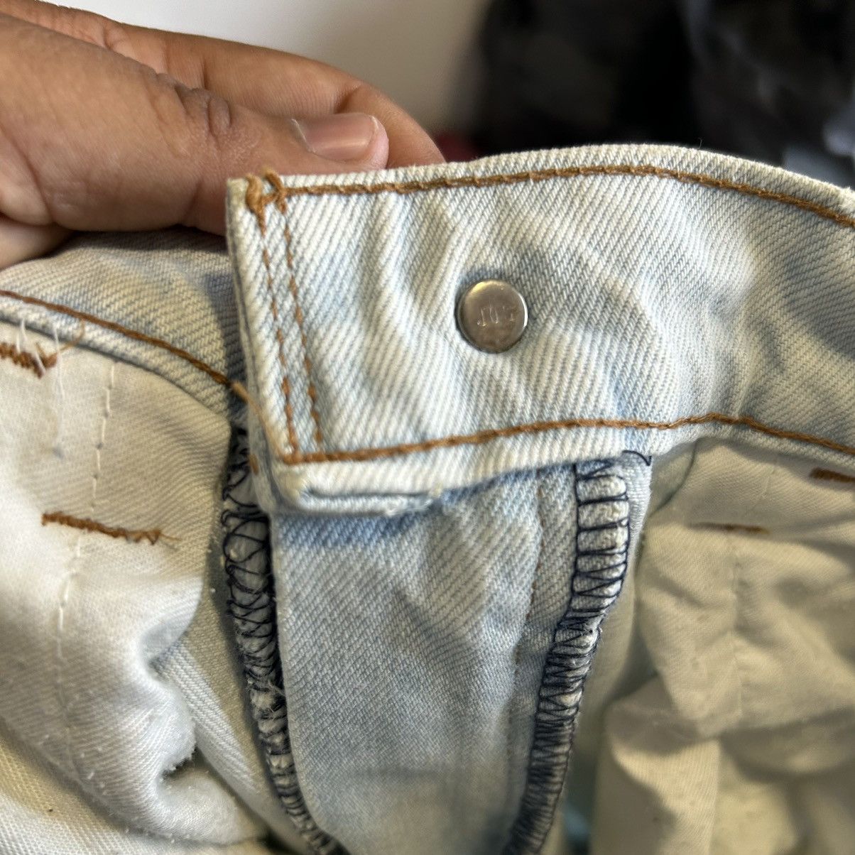 Levi's Vintage Levi’s 636 Japanese Washed Blue Denim Size US 31 - 12 Thumbnail