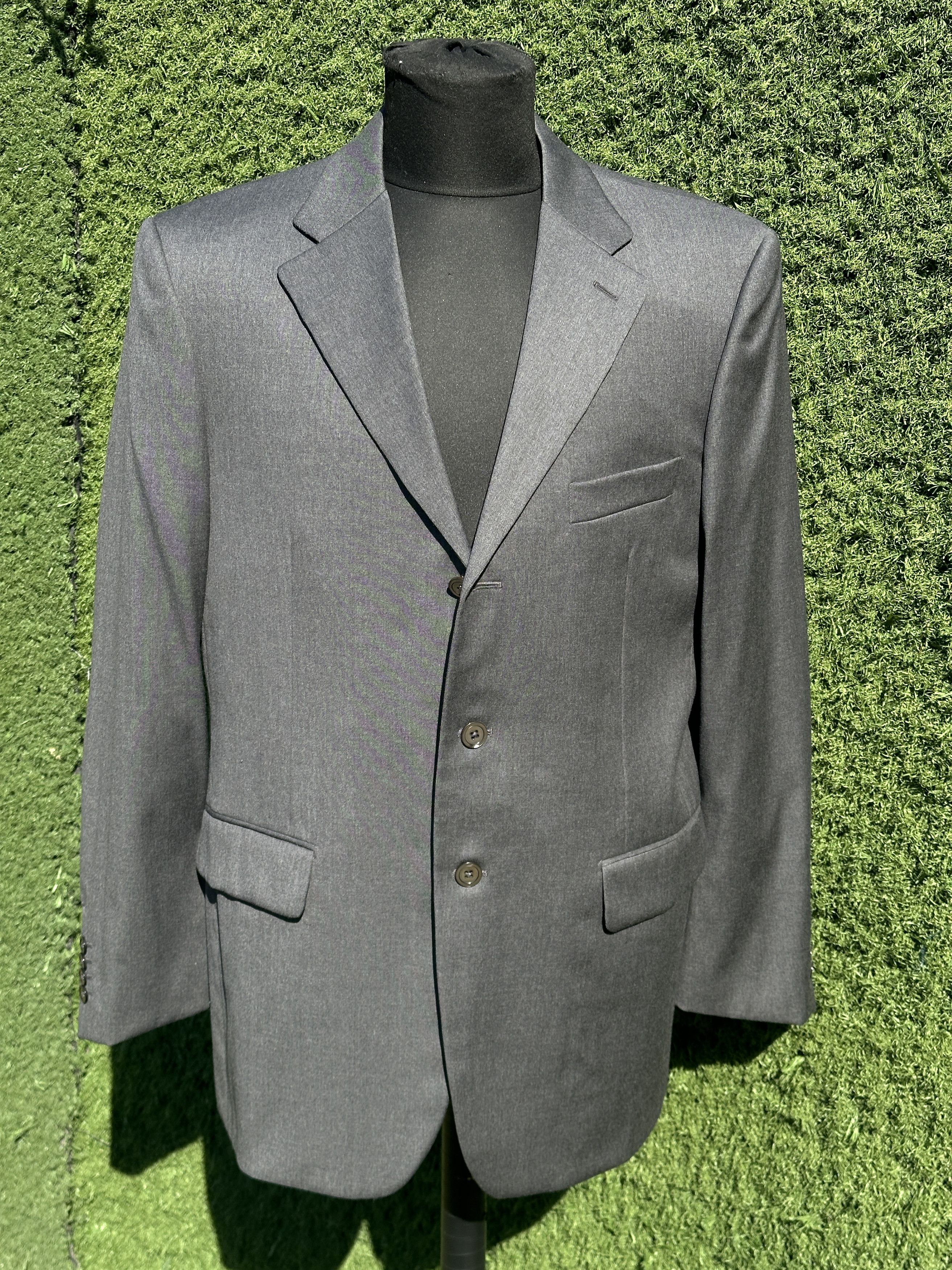 Yves Saint Laurent Yves Saint Laurent Homme Loro Piana Super 120 Blazer 54 6R Size 54R - 2 Thumbnail