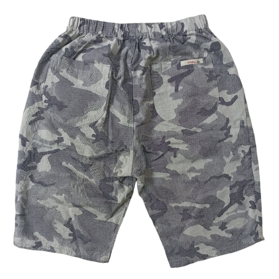 Eternal × Japanese Brand Vintage Y2K Eternal Grey Camo Short Pants Size US 30 / EU 46 - 2 Thumbnail