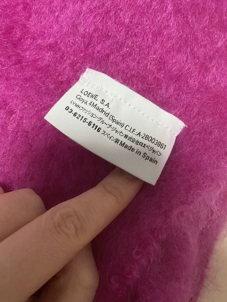 Loewe LOEWE Liu Su scarf, rose red Size ONE SIZE - 3 Thumbnail