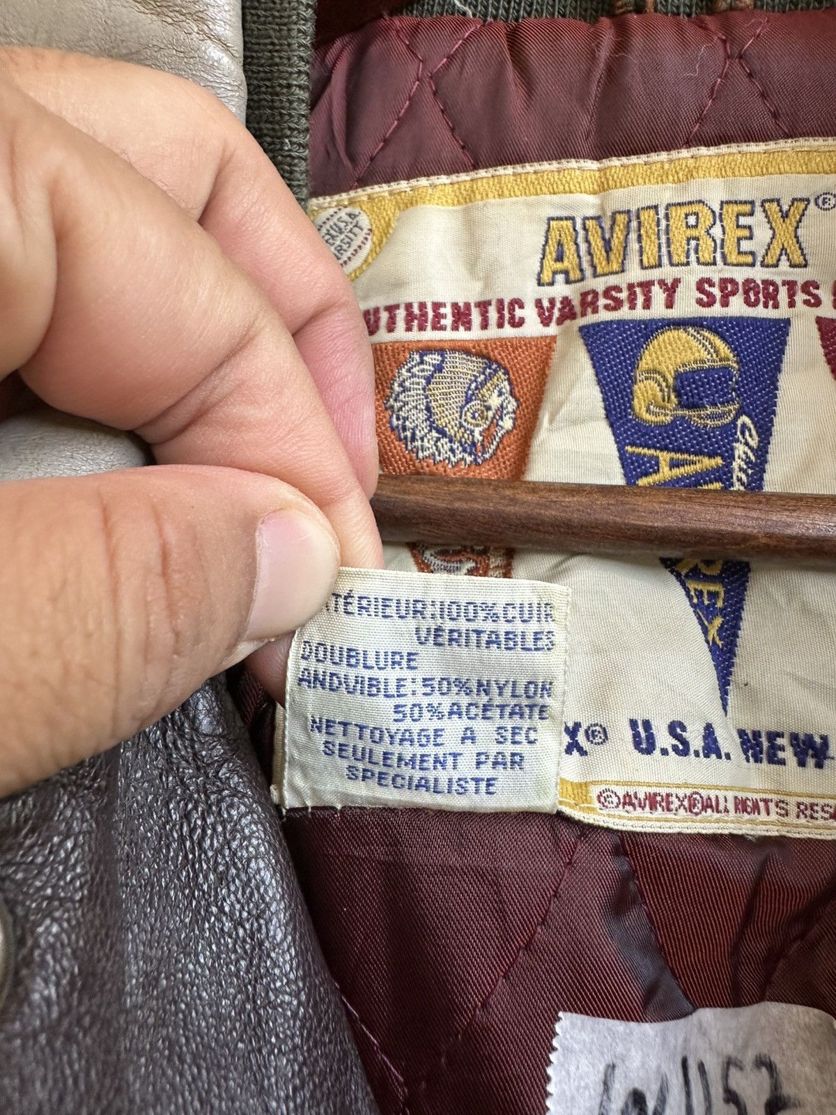 Avirex Vintage Varsity Avirex Leather Jacket Size US S / EU 44-46 / 1 - 18 Thumbnail