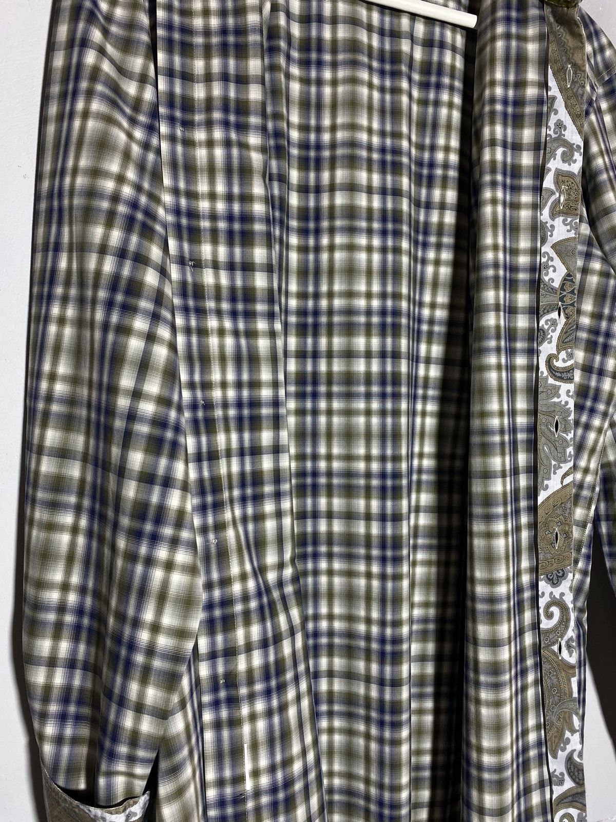 Etro Etro Checked Long Sleeve Shirt Men’s Size US L / EU 52-54 / 3 - 7 Thumbnail