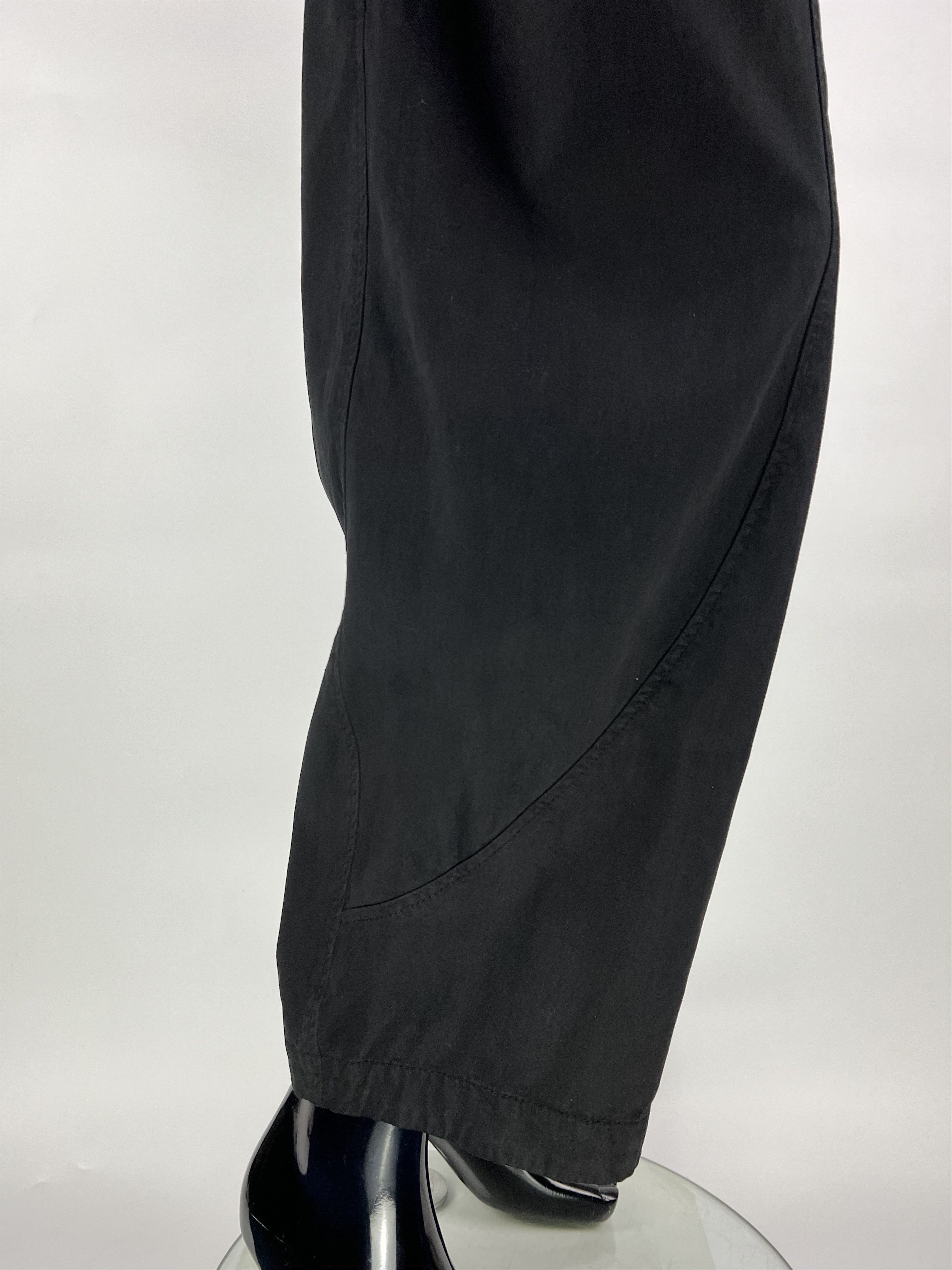 Designer Oska Black Cotton Lyocell Wide Leg Trousers Pants Size 2 Size 30" / US 8 / IT 44 - 9 Thumbnail