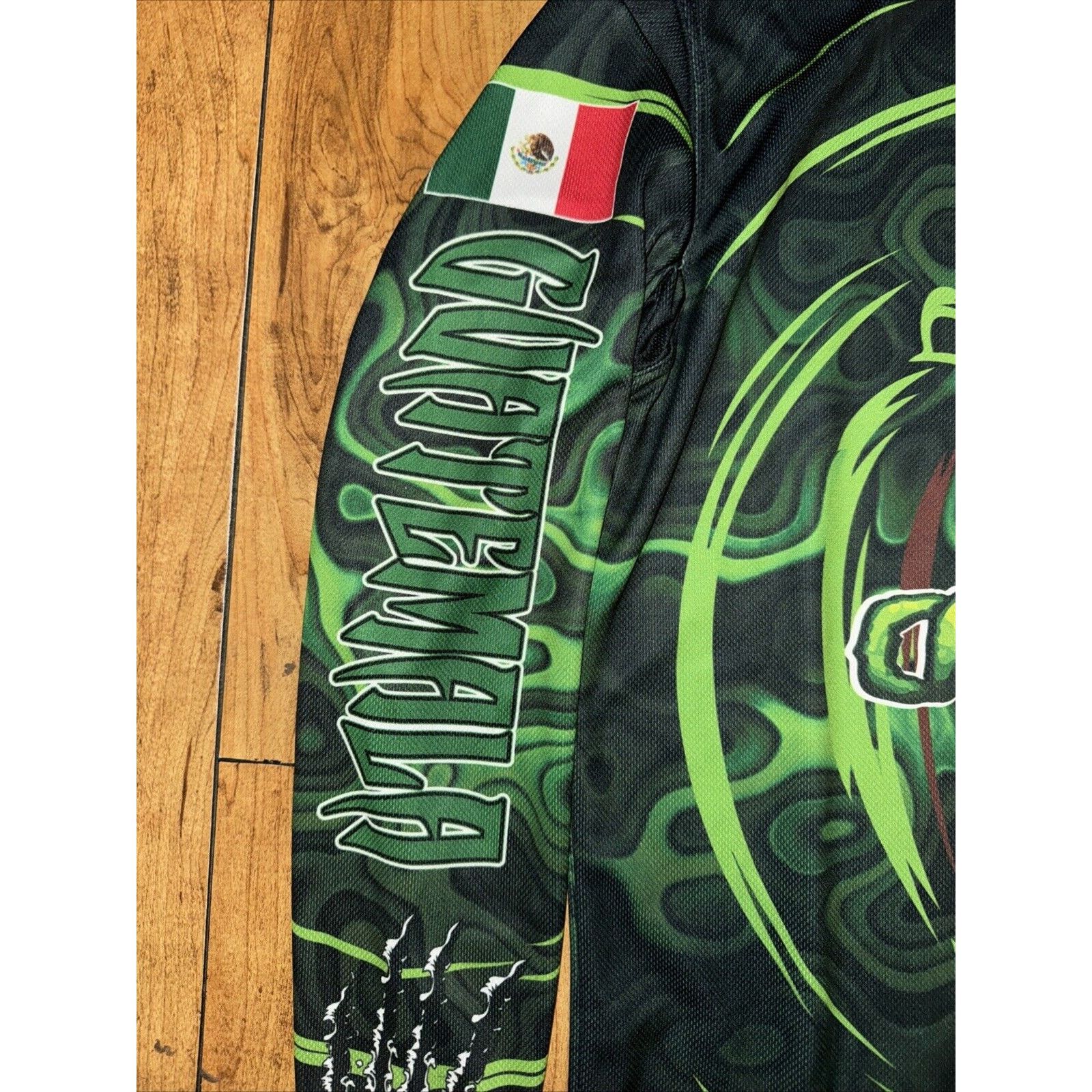Vintage Women’s Off Roading Long Sleeve Tazmanian Devil Green 19x25 Size S / US 4 / IT 40 - 3 Thumbnail
