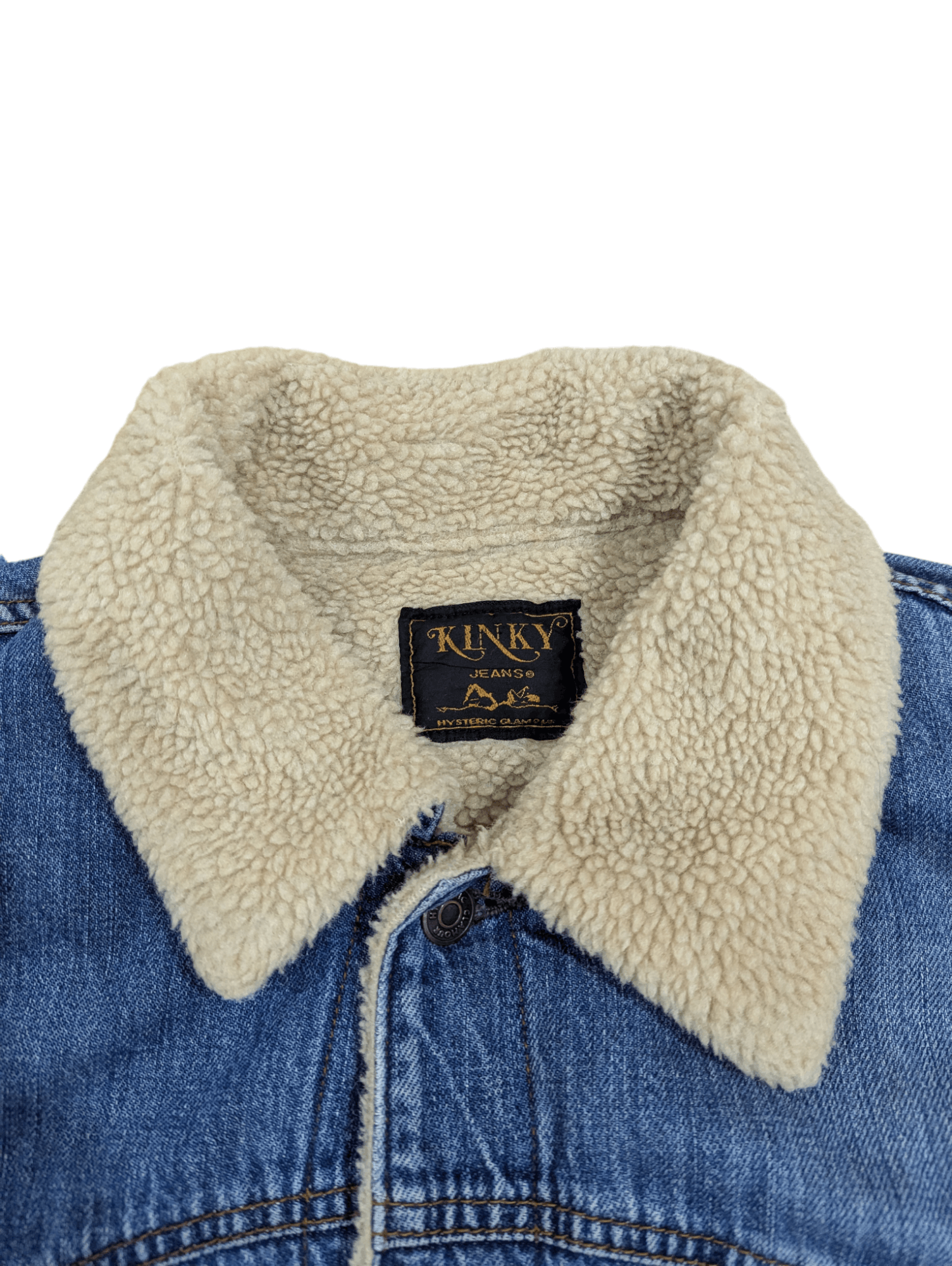 Hysteric Glamour Hysteric Glamour Kinky Jeans Denim Sherpa Jacket Size L / US 10 / IT 46 - 5 Thumbnail