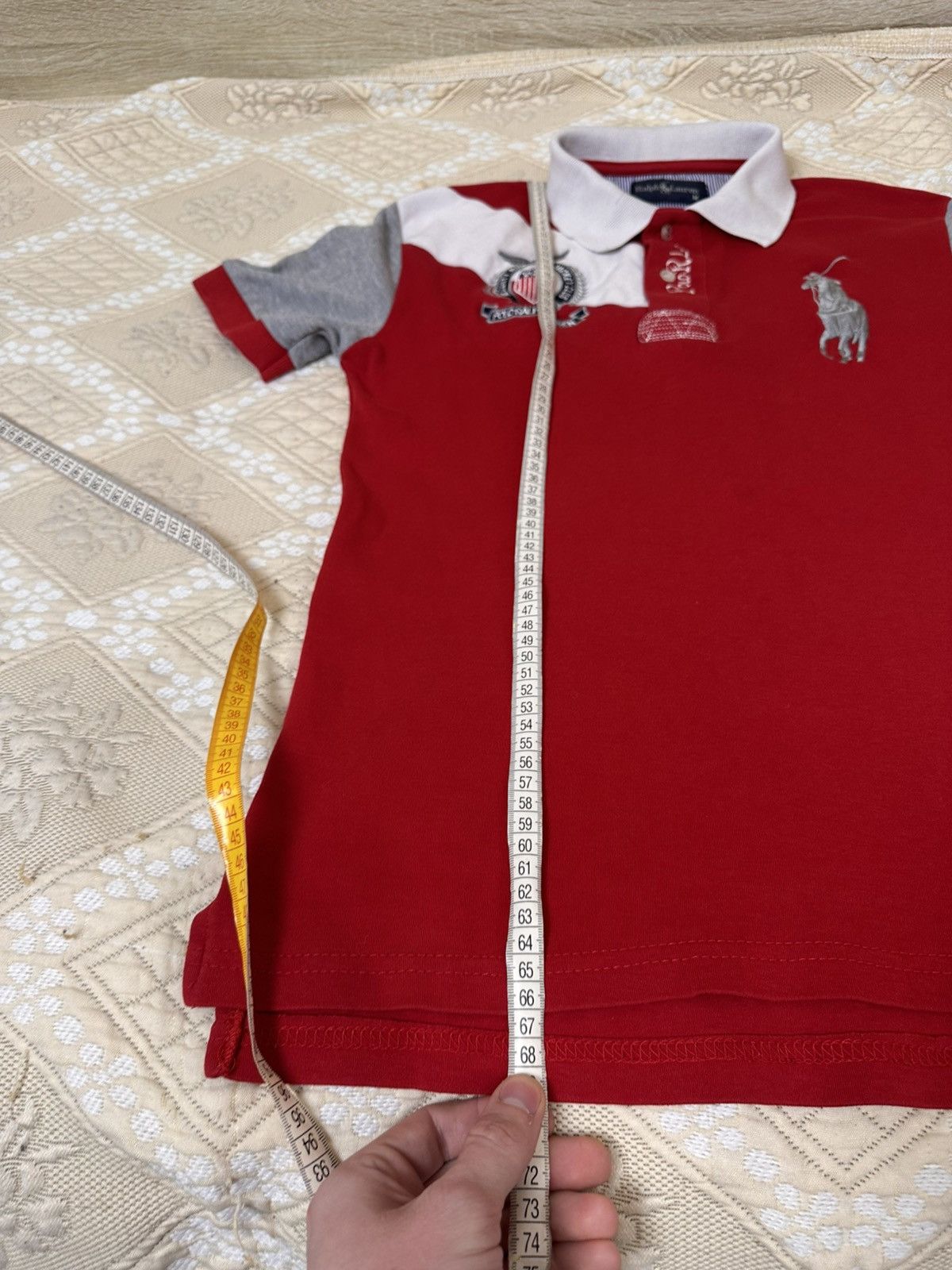 Vintage 🔥 Ralph Lauren Styled Chief Keef Y2K Polo T Shirt Club Logo Size US M / EU 48-50 / 2 - 6 Thumbnail