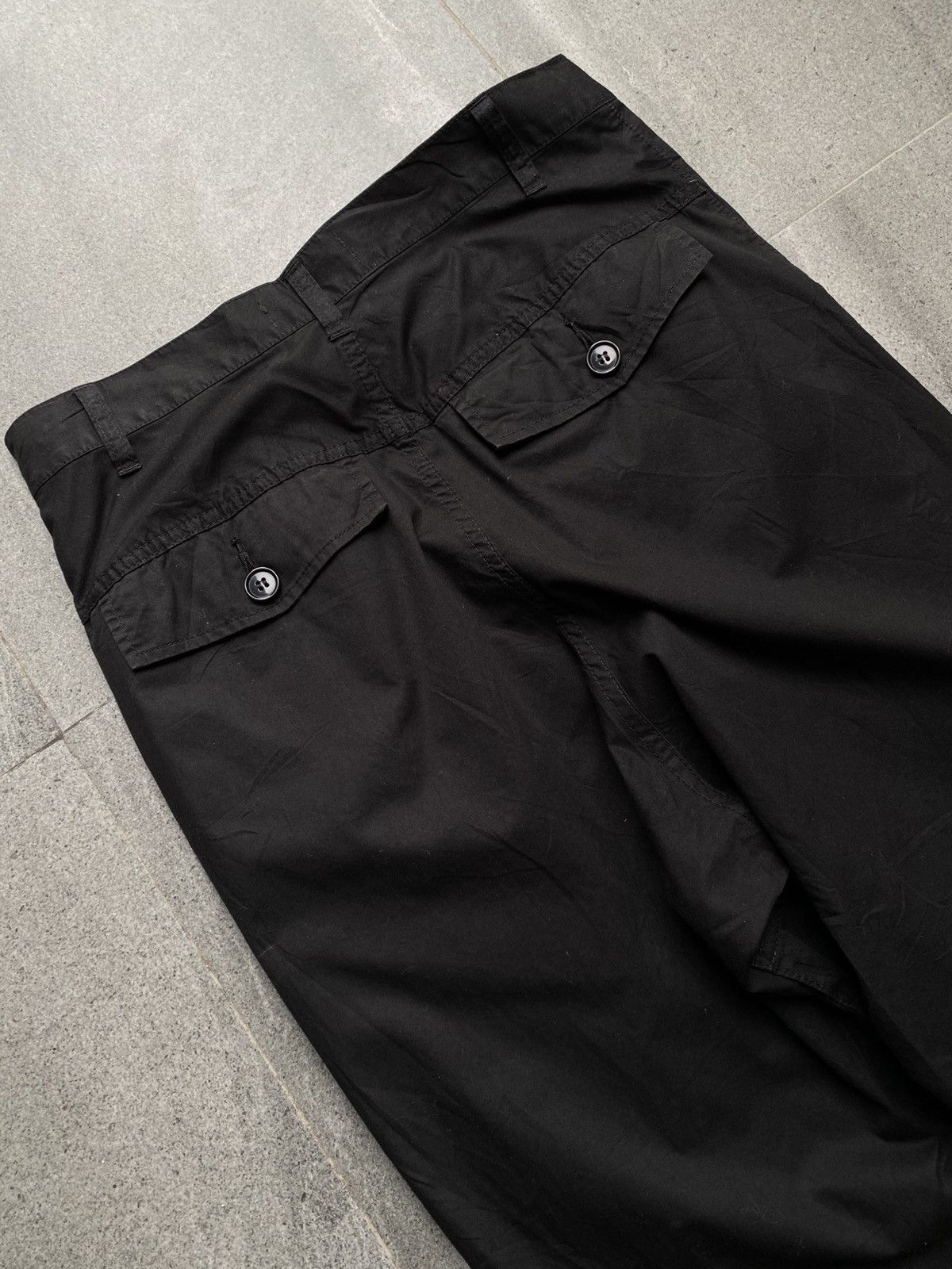 Issey Miyake ZUCCa Black Button Fly Pants / Issey Miyake Group Size US 29 - 7 Thumbnail