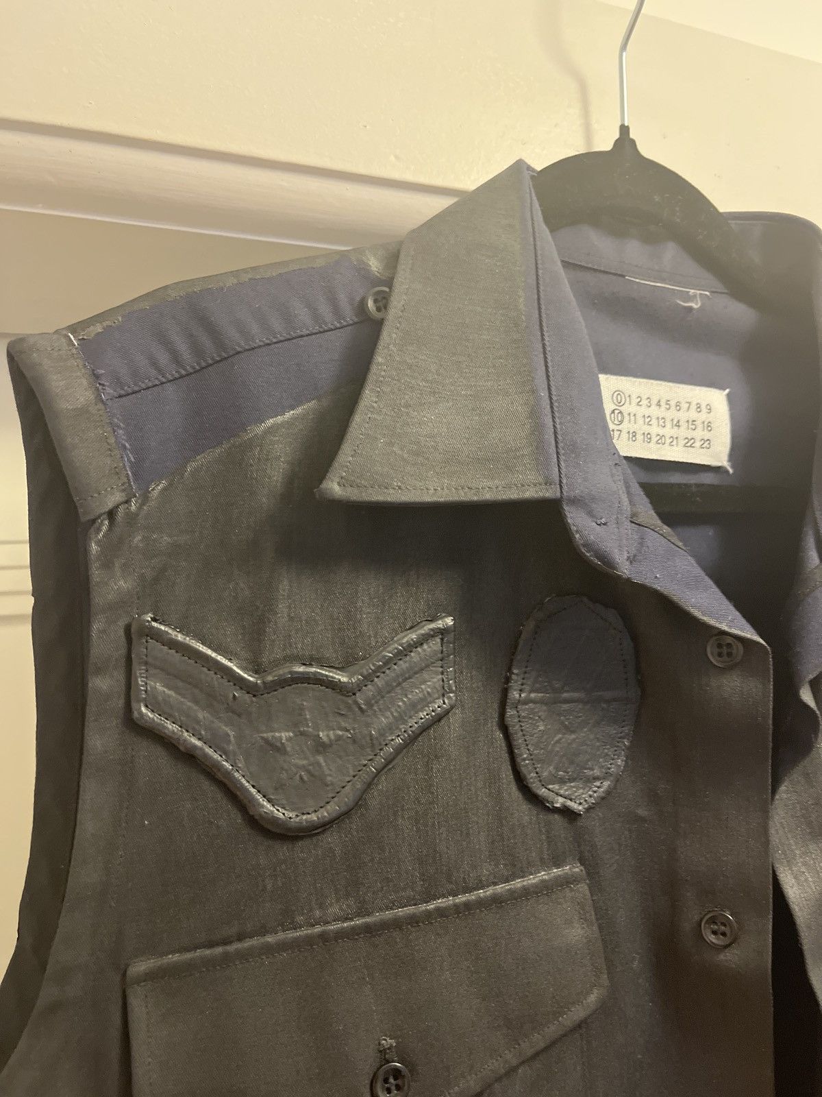スーツ Maison Martin Margiela 2007ss studs vest MM6 Maison Margiela Studded Leather Vest | italist