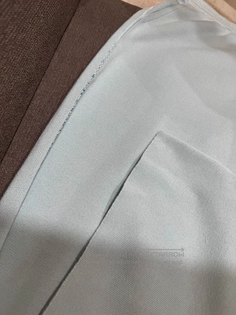 Loro Piana Loro Piana Pale Blue Knit Trousers Size 25" / US 0 / IT 36 - 3 Thumbnail