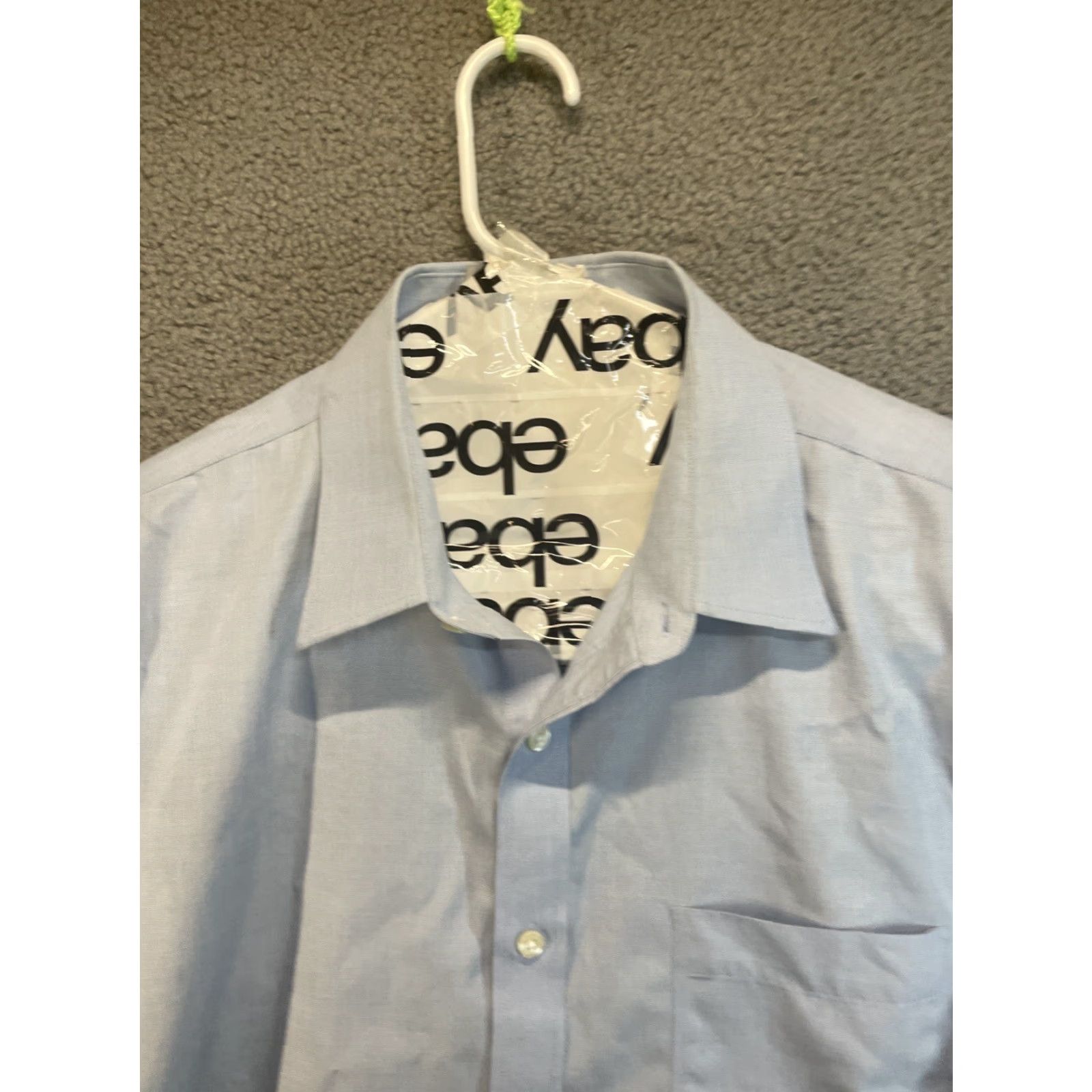 J.Crew J.CREW Dress Shirt XL Solid Blue Long Sleeve Casual Mens Regular Button-Down Collar Size US XL / EU 56 / 4 - 2 Thumbnail