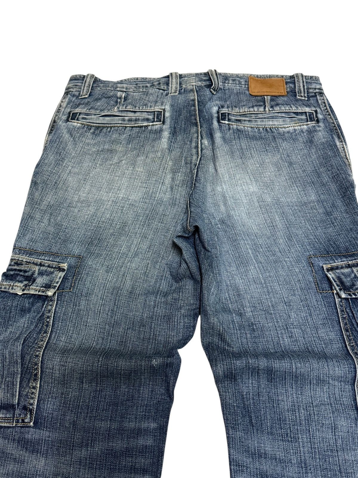 Gap Cargo GAP Multipocket Distressed Denim Pants Size US 33 - 10 Thumbnail