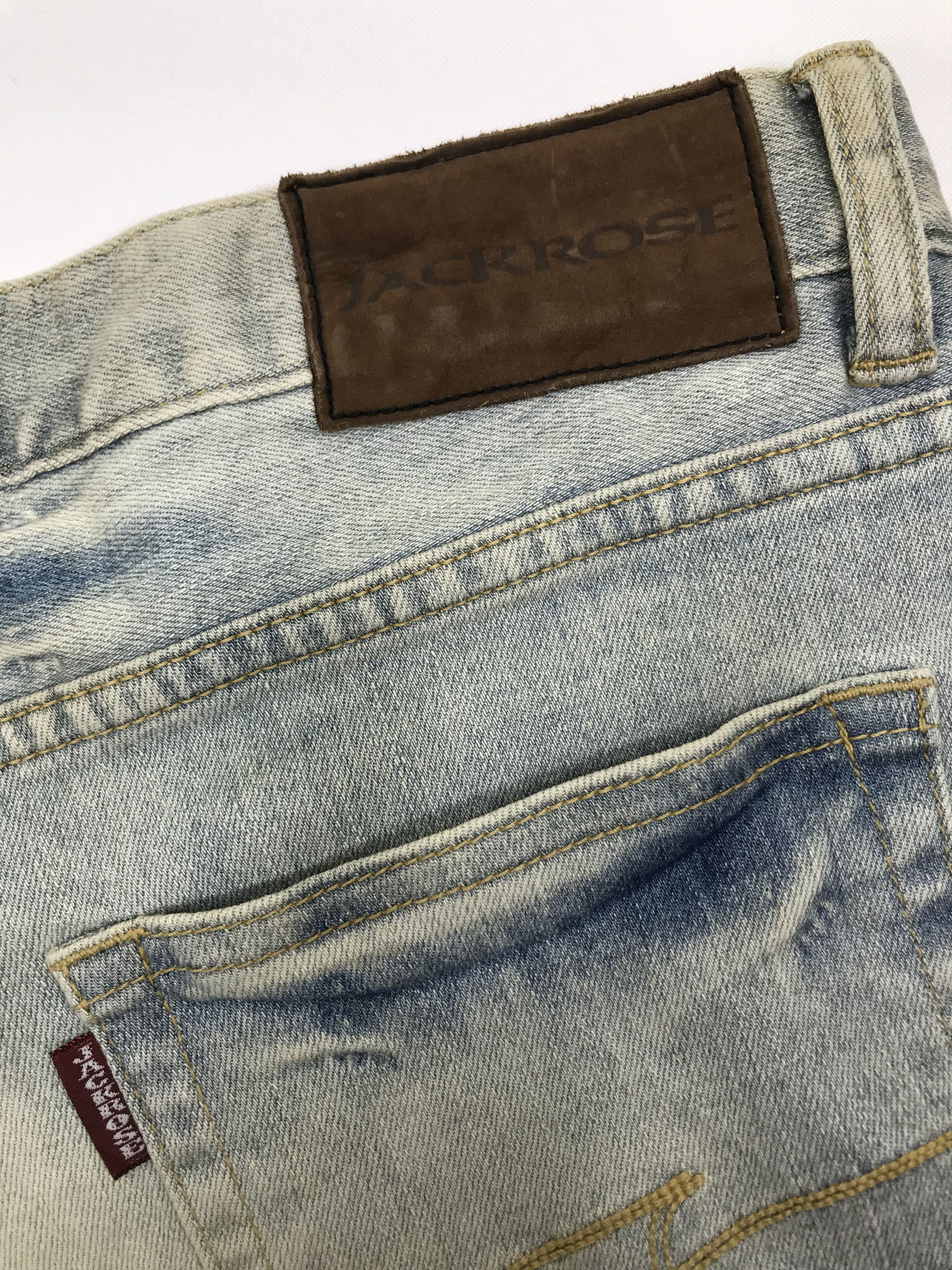 JACKROSE Vintage Jack Rose Light Wash Skinny Jeans Size US 32 / EU 48 - 14 Thumbnail