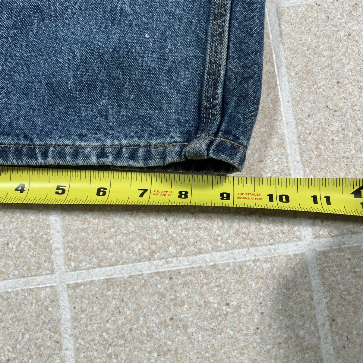 Carhartt Carhartt Washed Denim Loose Fit m Jeans Blue Denim 40x32 Size US 40 / EU 56 - 6 Thumbnail