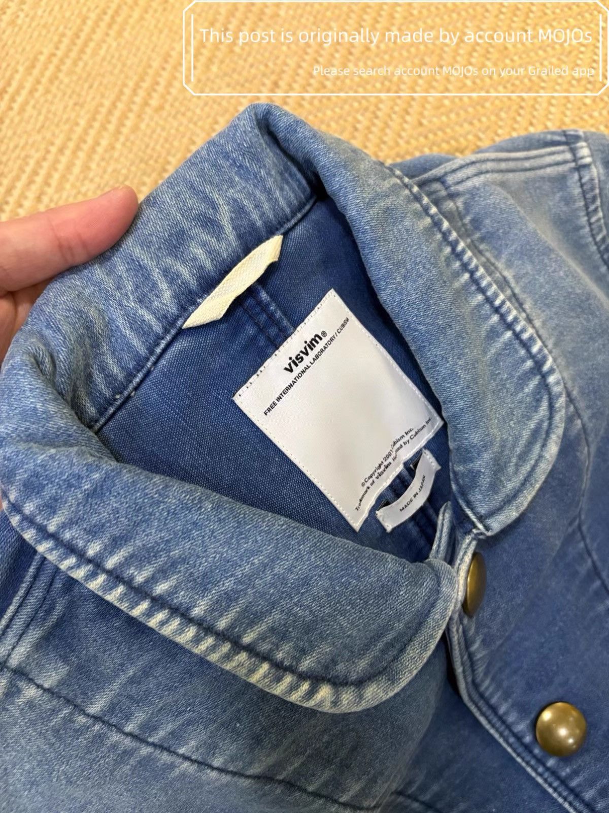 Visvim Sz 2 Visvim Potomac Denim Hunting Jacket mojos1208 Size US M / EU 48-50 / 2 - 6 Thumbnail
