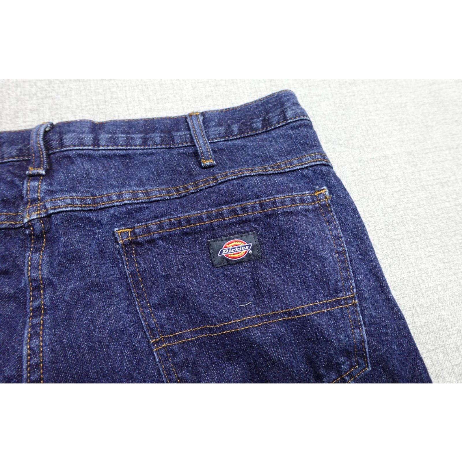 Dickies Dickies Jeans Men 36x30 Blue Denim Straight Leg Classic Fit Work Pants Dark Wash Black? Size US 36 / EU 52 - 2 Thumbnail