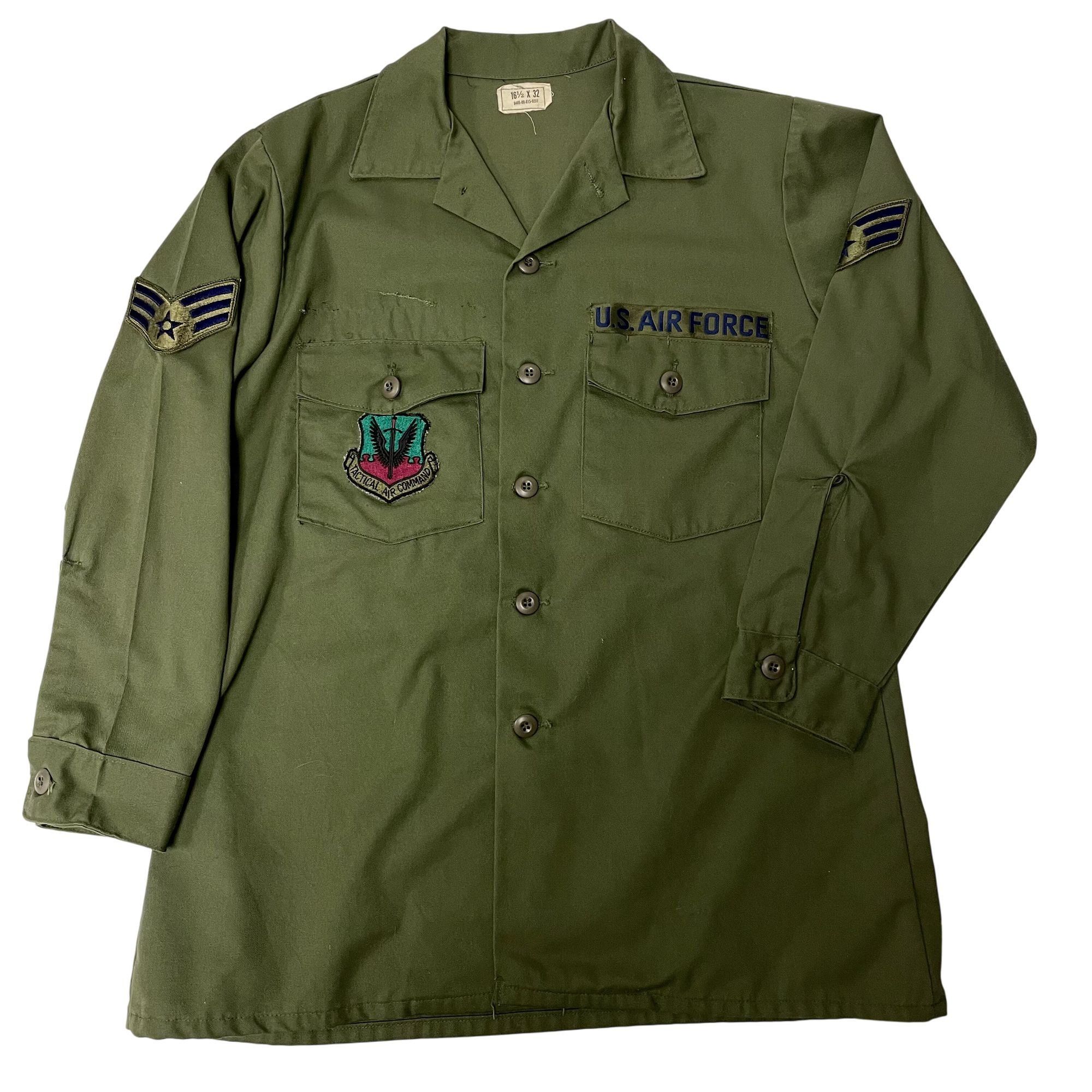 Other Vtg Selma TACTICAL AIR Command US Air Force Military Shirt Size US XL / EU 56 / 4 - 11 Thumbnail