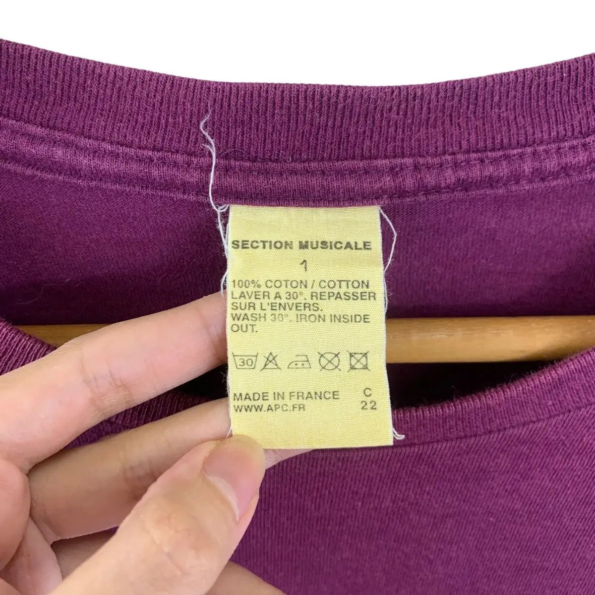 A.P.C. A.P.C SECTION MUSICALE Collection LAMF Tee Shirt Size M / US 6-8 / IT 42-44 - 4 Thumbnail