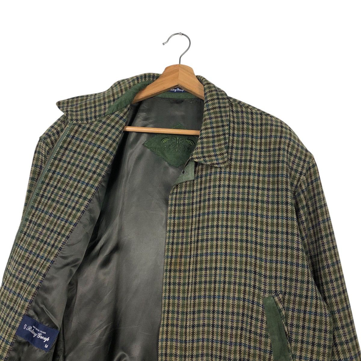 Issey Miyake 📌Vintage Bomber Jacket Rotary Enough Tartan Design Size US M / EU 48-50 / 2 - 13 Thumbnail