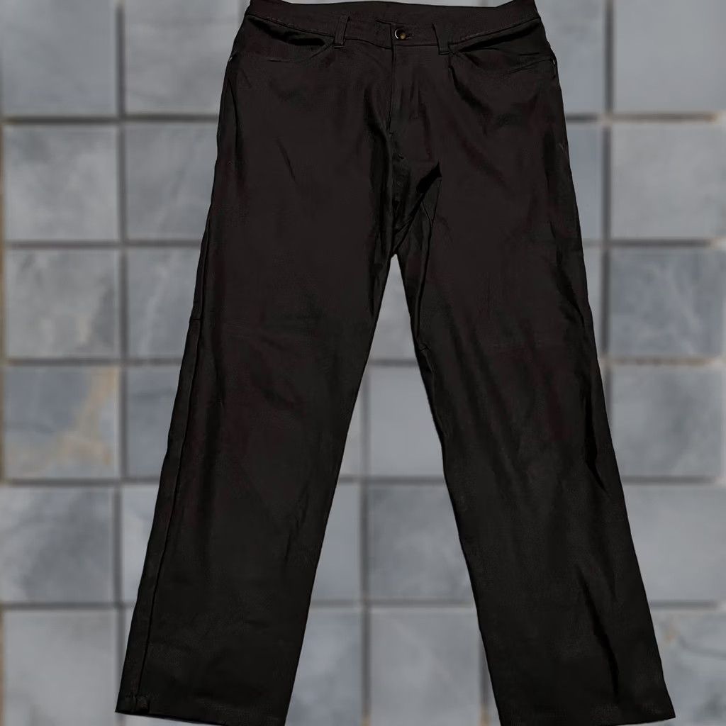 Lululemon Lululemon ABC Pants Mens 31 Black Classic Fit Warpstreme Casual Golf Stretch Size US 31 - 1 Thumbnail