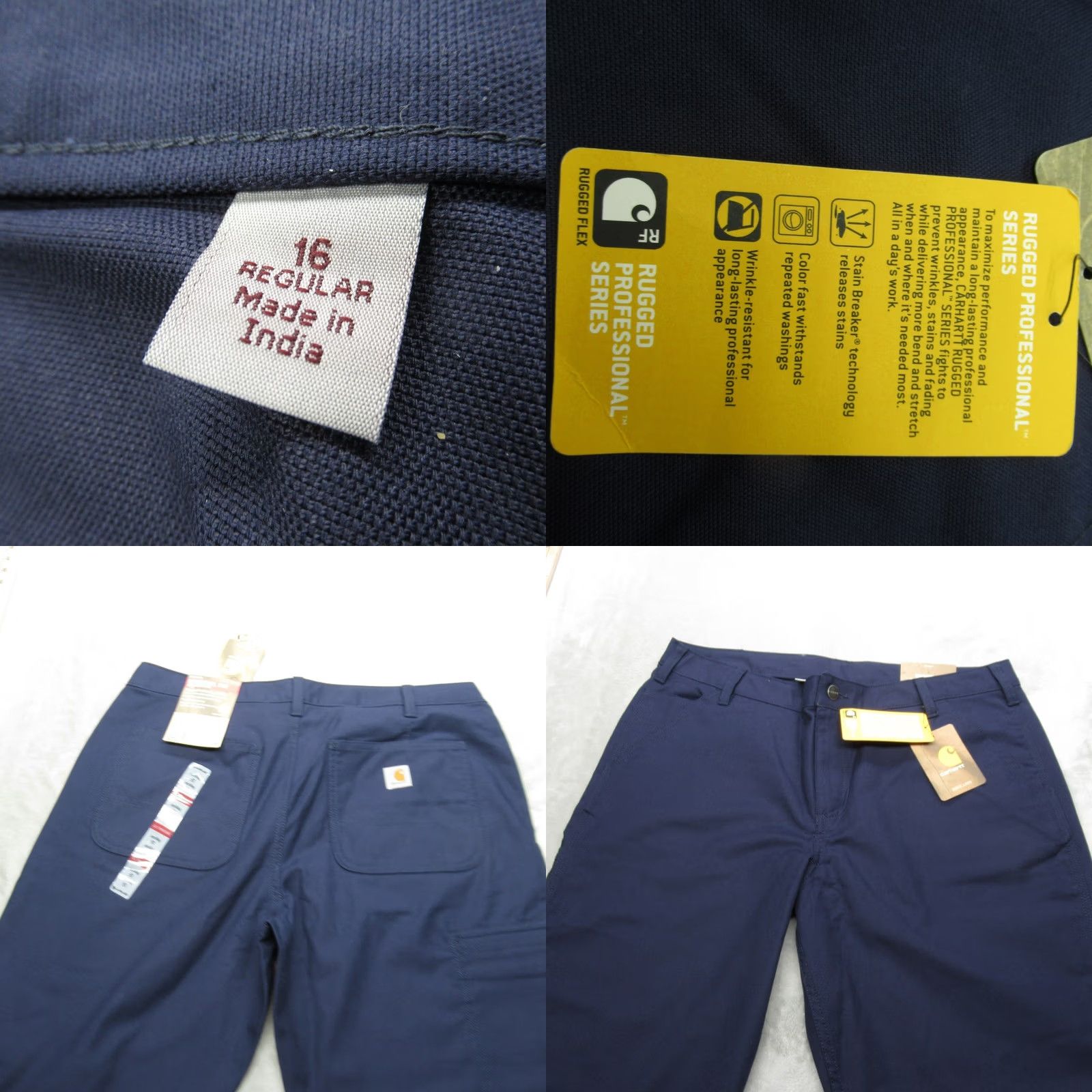 Carhartt Carhartt Pants Womens 16 Navy Original Fit Water Resistant Relax Boot 34x32 NEW Size 38" / US 16 / IT 52 - 8 Thumbnail